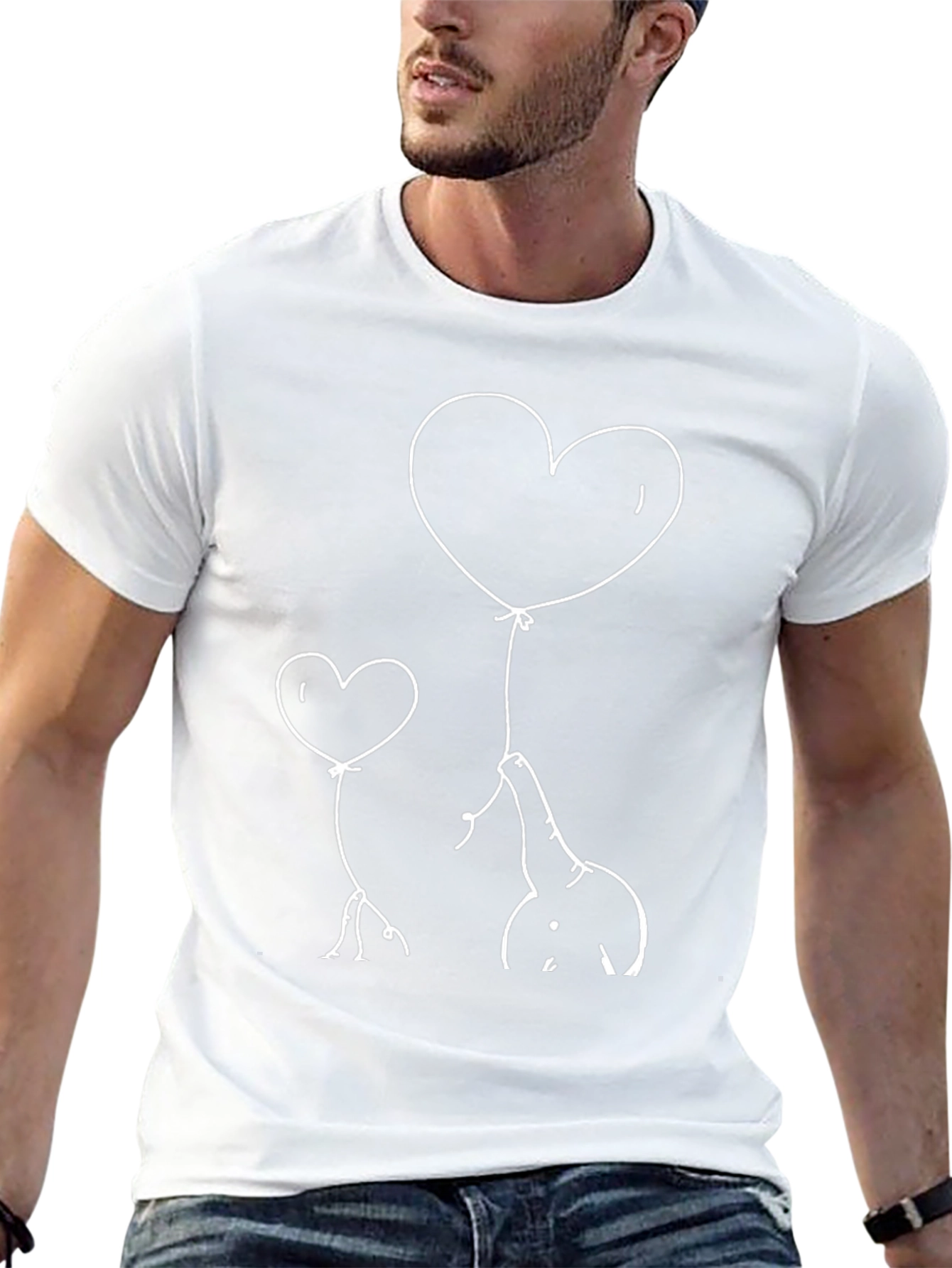 Heart Balloon Graphic T-Shirt