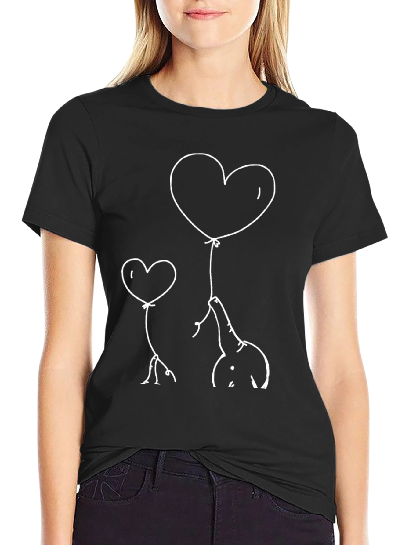 Heart Balloon Graphic T-Shirt