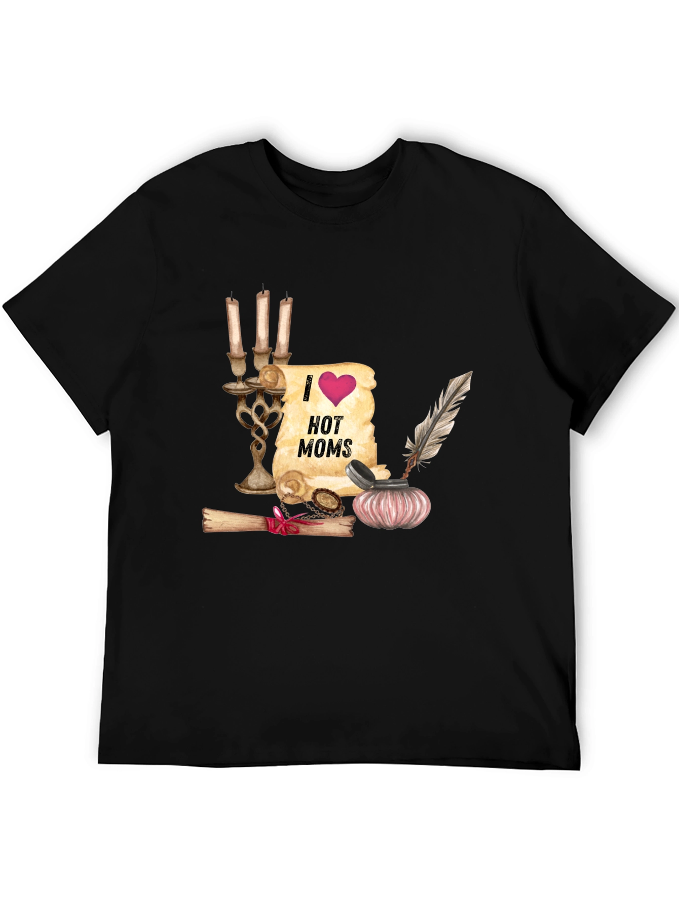 I Heart Hot Moms Graphic Tee