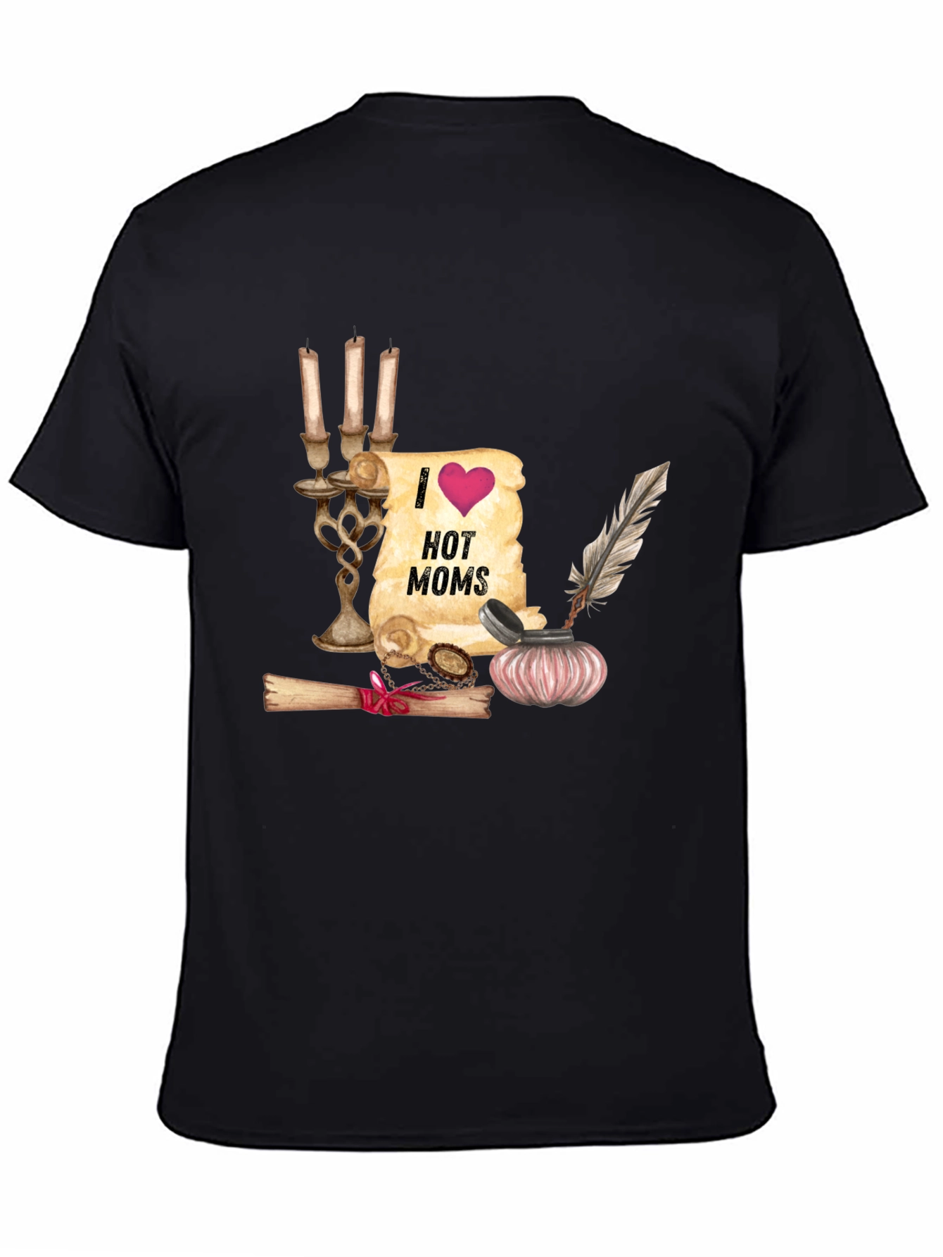 I Heart Hot Moms Graphic Tee