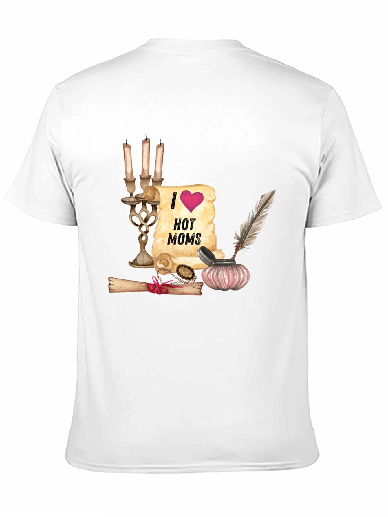 I Heart Hot Moms Graphic Tee