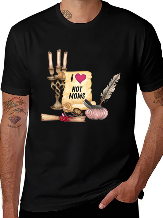 I Heart Hot Moms Graphic Tee
