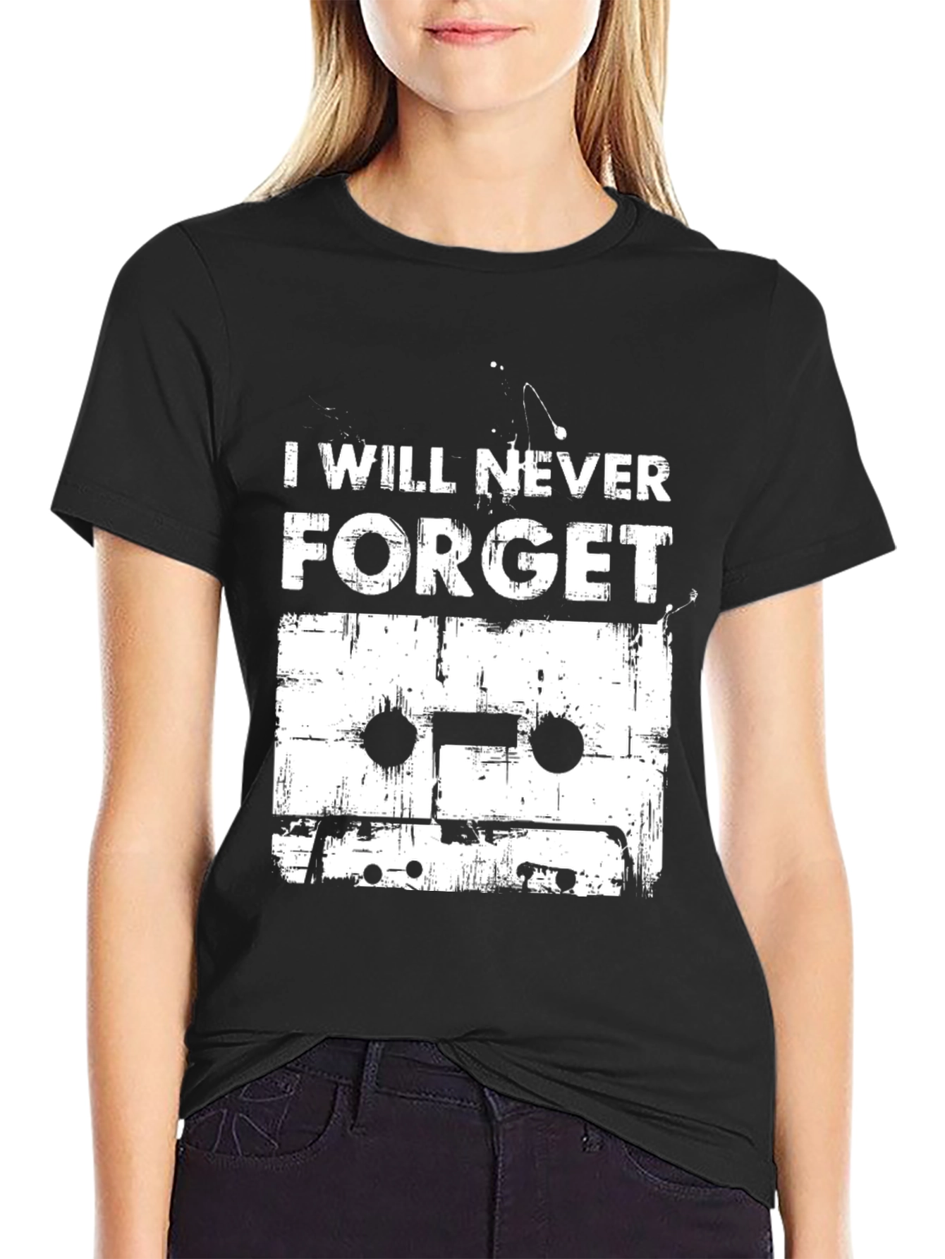 Retro Cassette Tape Graphic T-Shirt