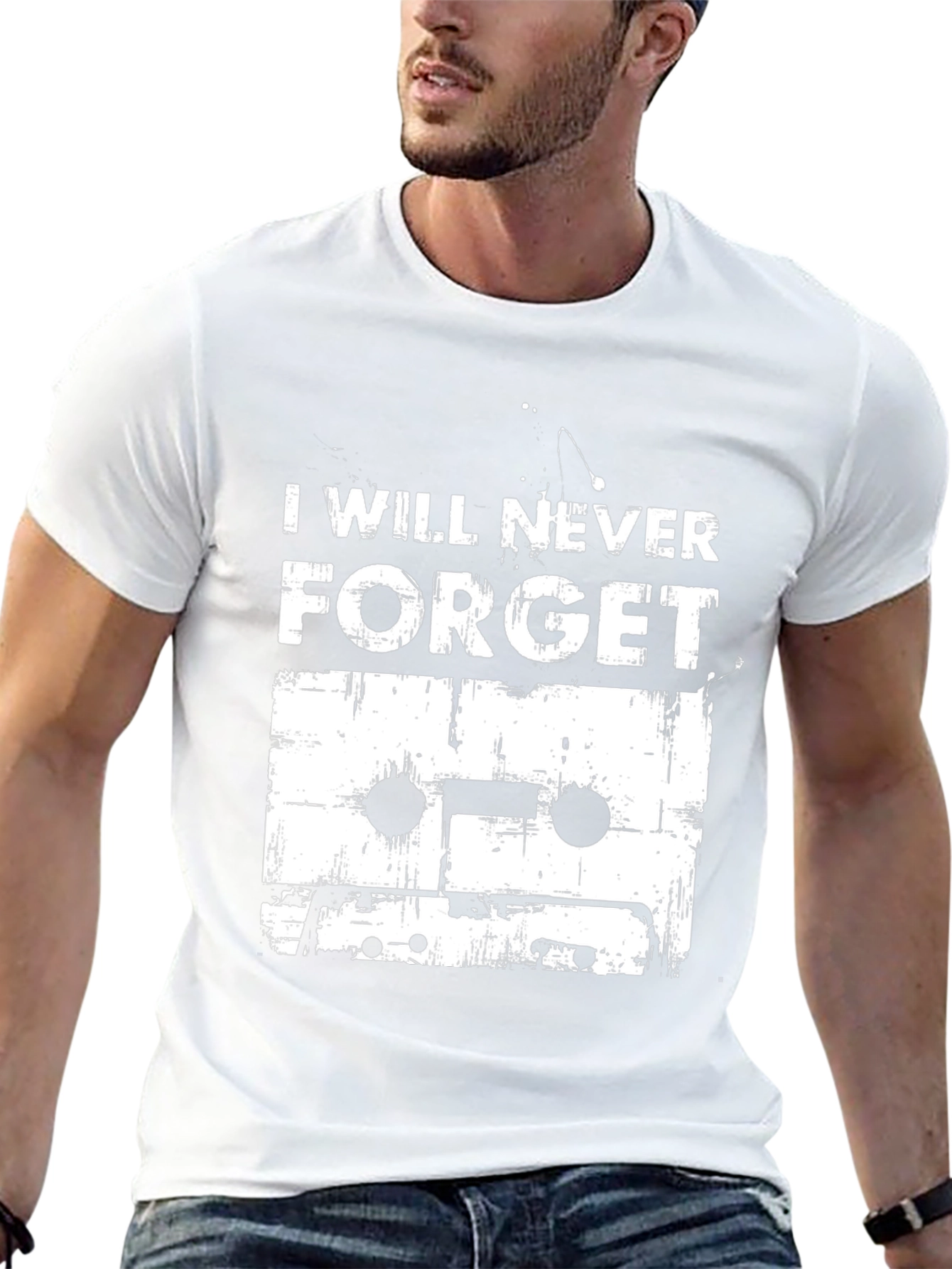 Retro Cassette Tape Graphic T-Shirt