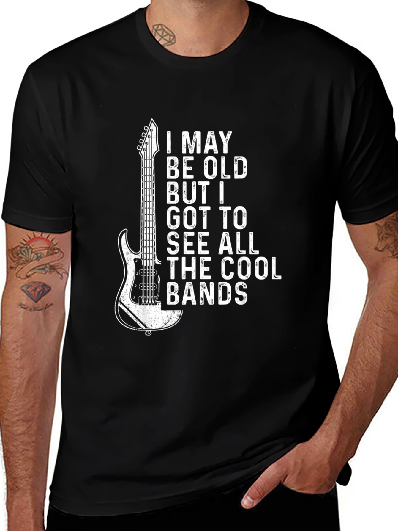 Cool Bands Black T-Shirt