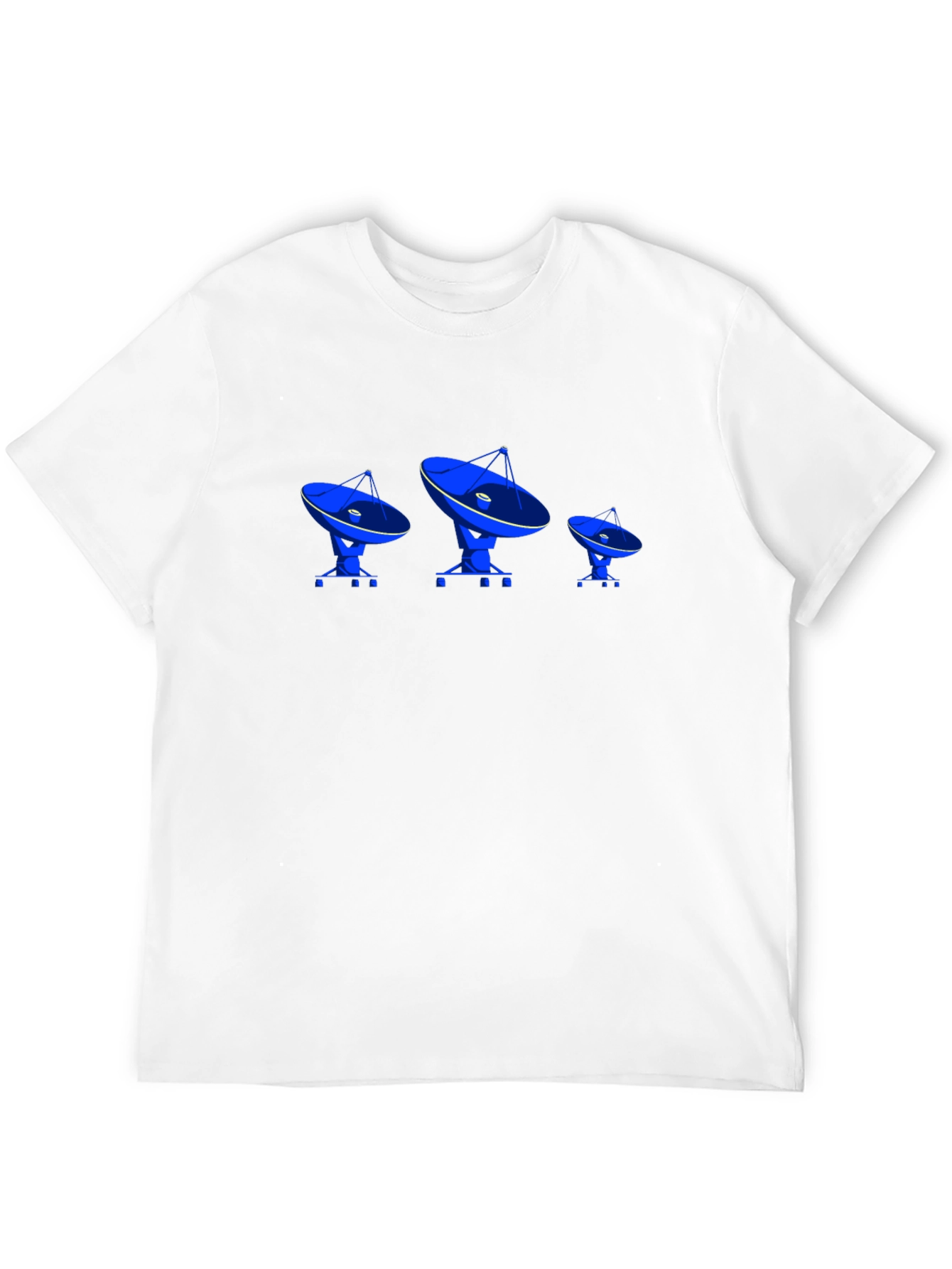Satellite Dish Black T-Shirt