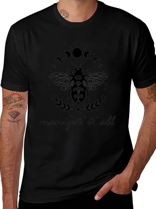 Manifest It All Black Bee Graphic Tee - Unisex