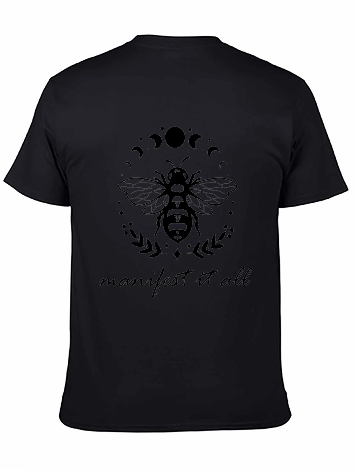 Manifest It All Black Bee Graphic Tee - Unisex