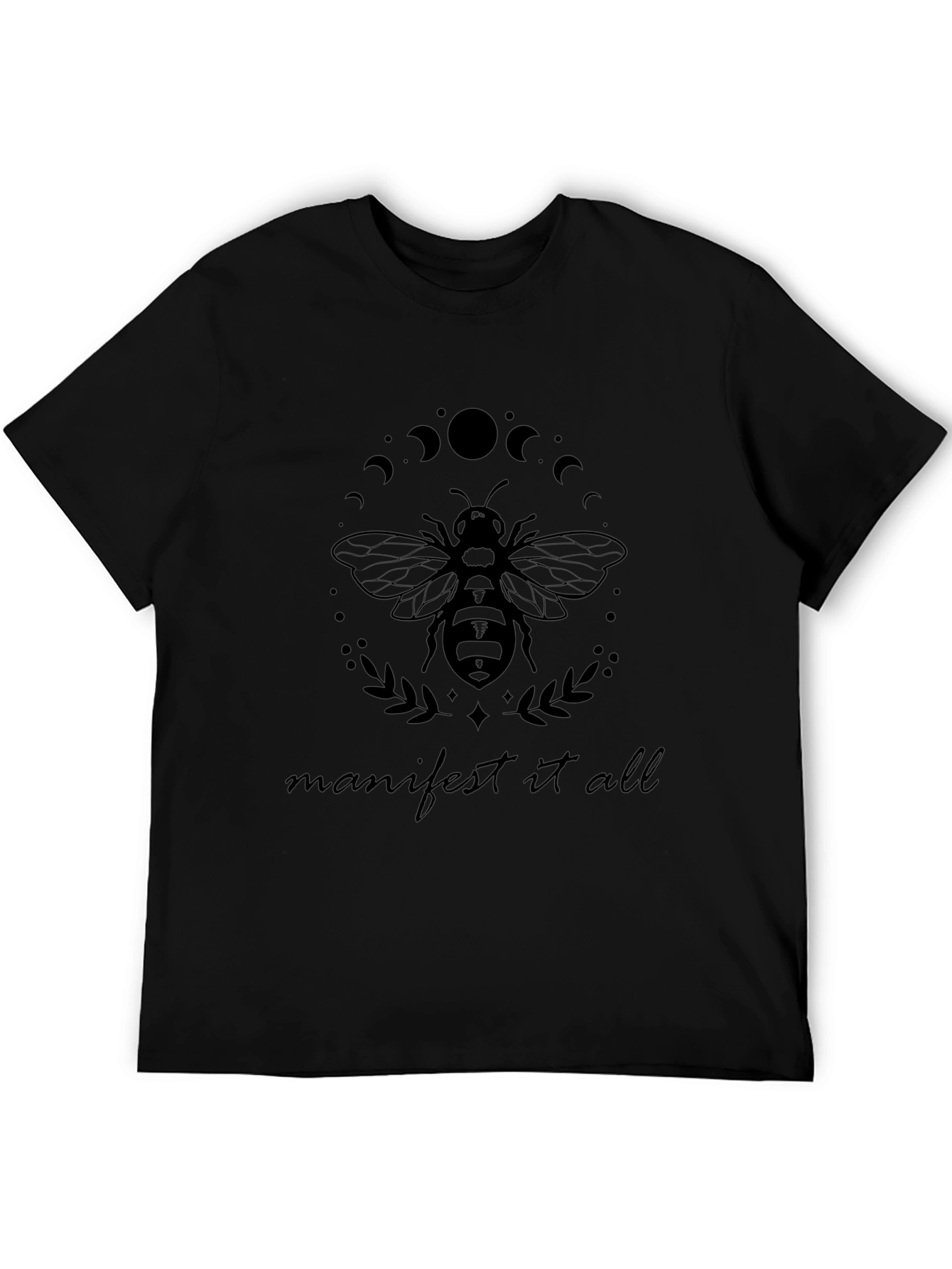 Manifest It All Black Bee Graphic Tee - Unisex