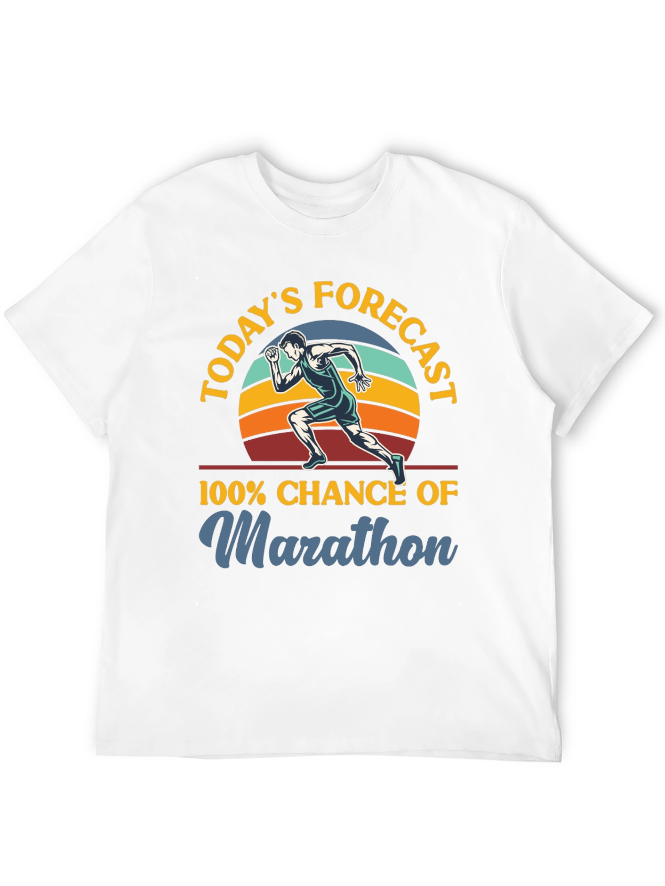 Marathon Forecast T-Shirt - Runners Apparel