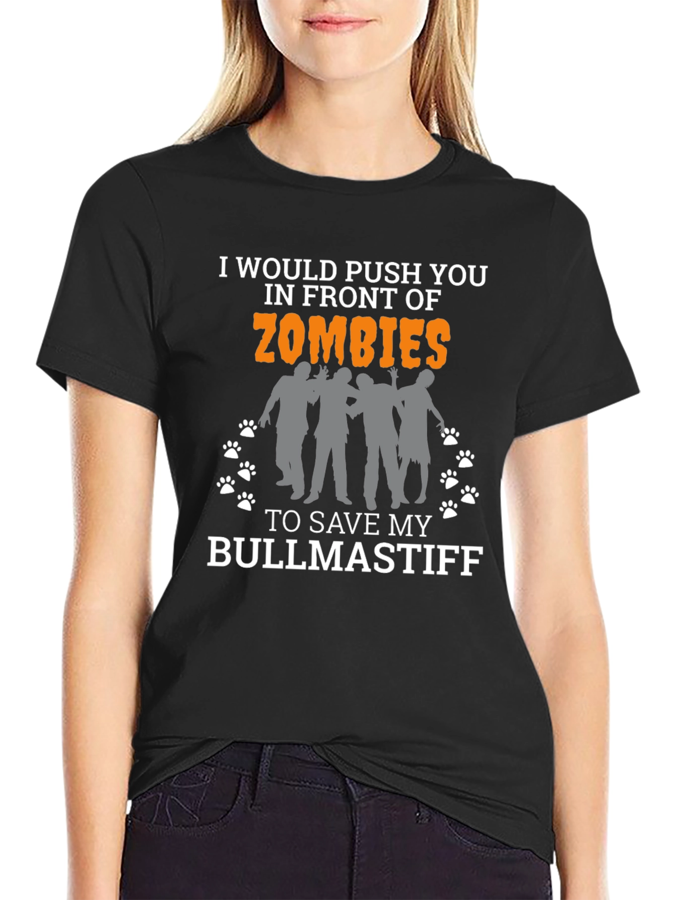Zombie Bullmastiff T-Shirt
