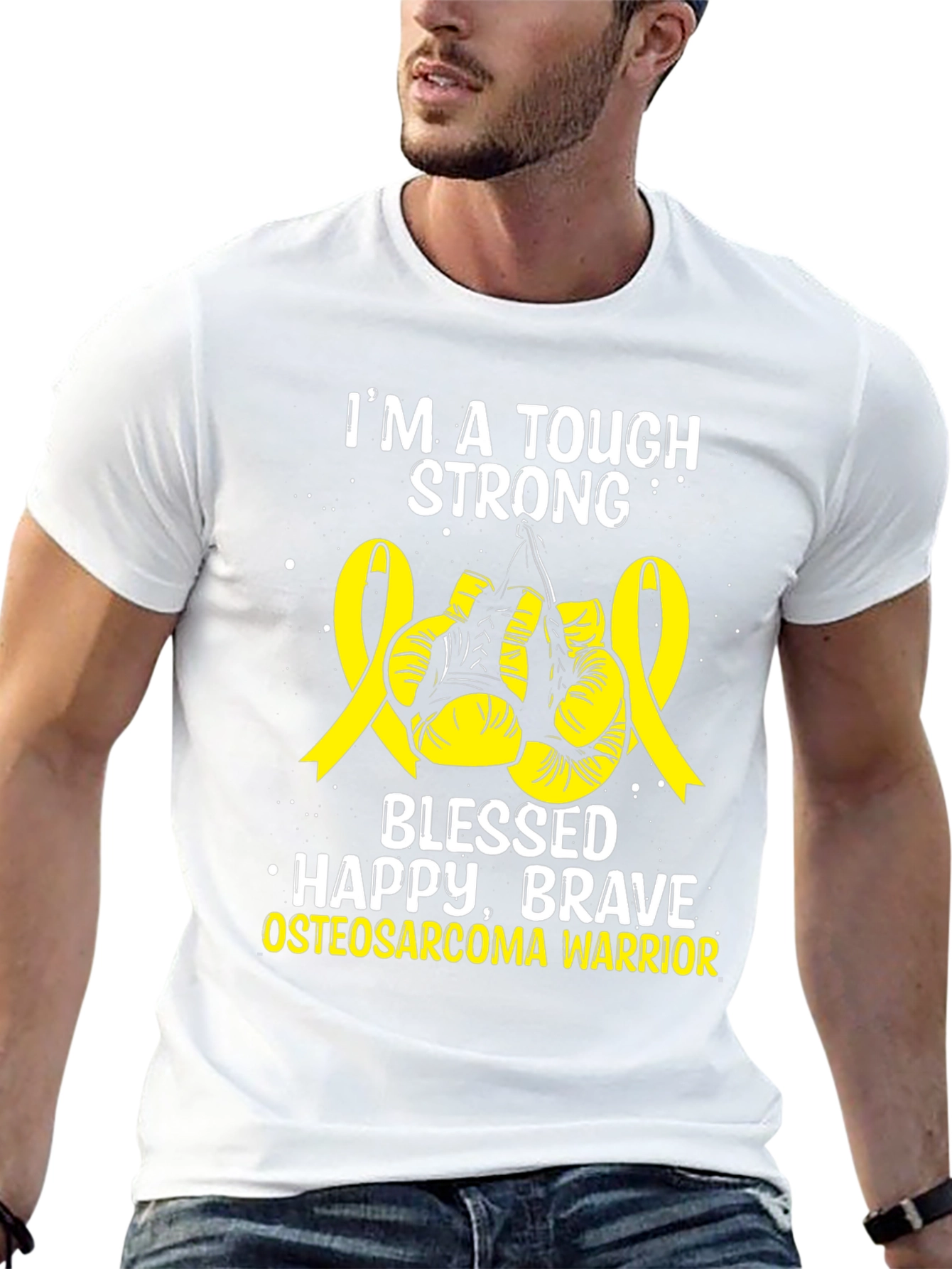 Tough Strong Osteosarcoma Warrior T-Shirt