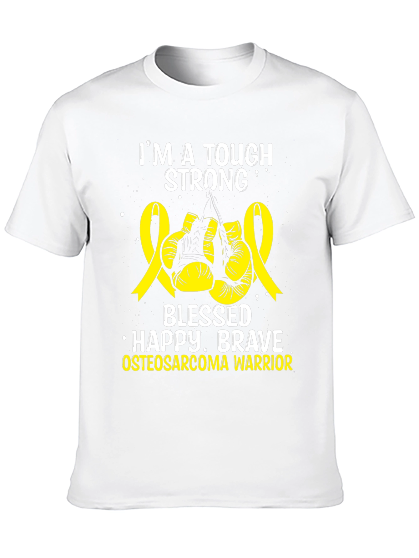 Tough Strong Osteosarcoma Warrior T-Shirt