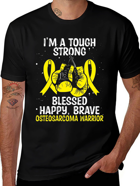 Tough Strong Osteosarcoma Warrior T-Shirt