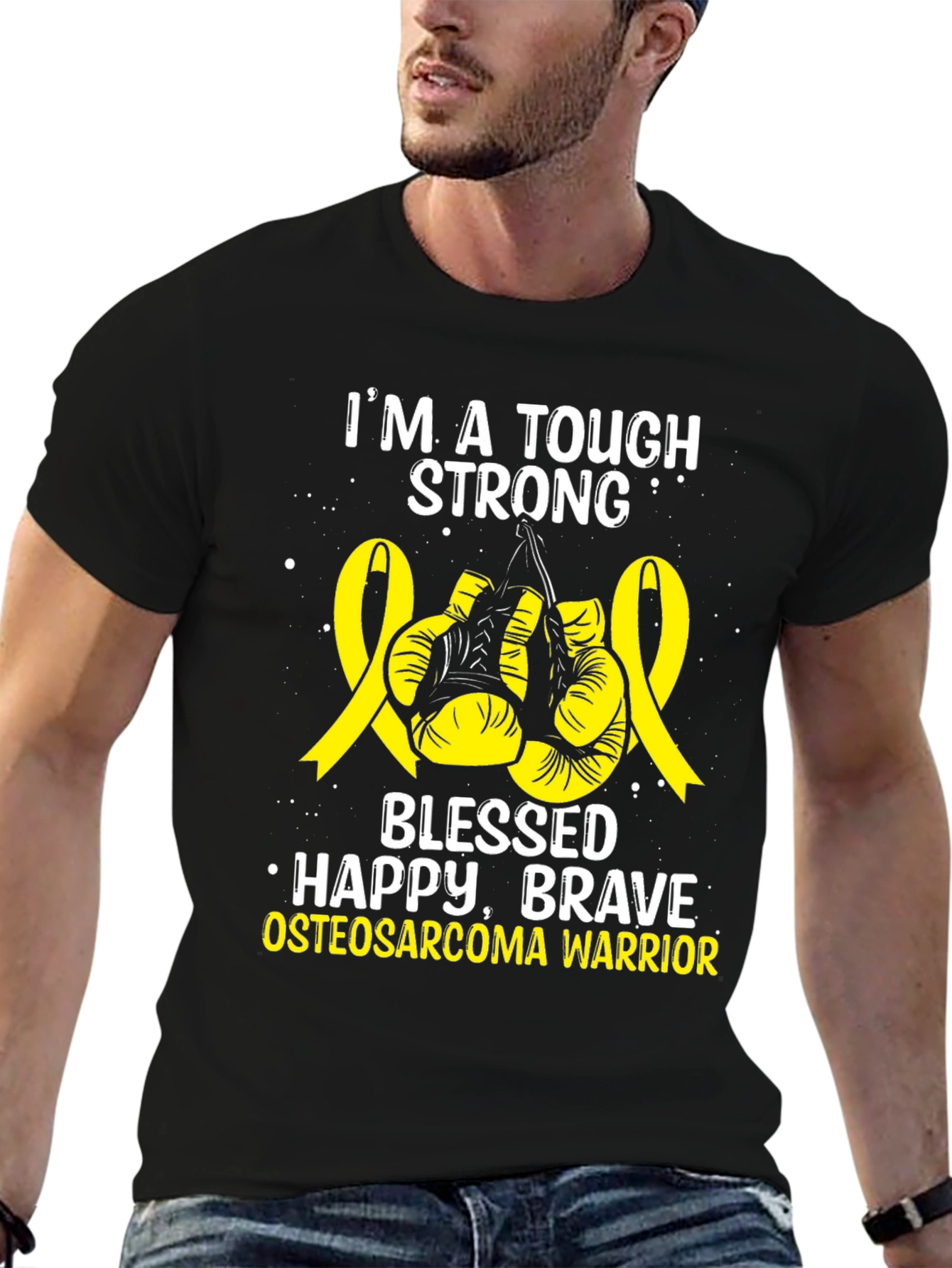 Tough Strong Osteosarcoma Warrior T-Shirt