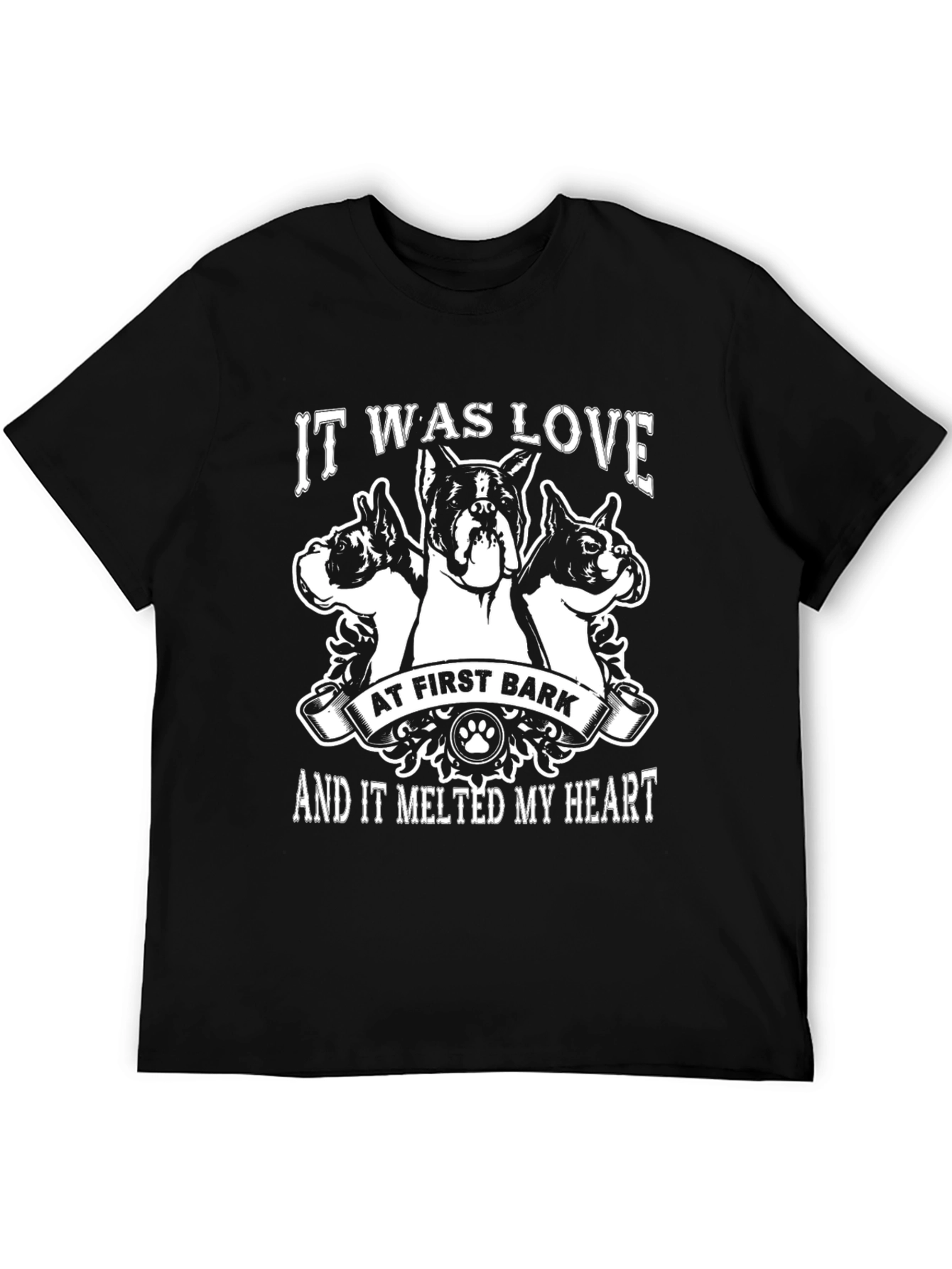 Dog Lover T-Shirt: It Was Love At First Bark