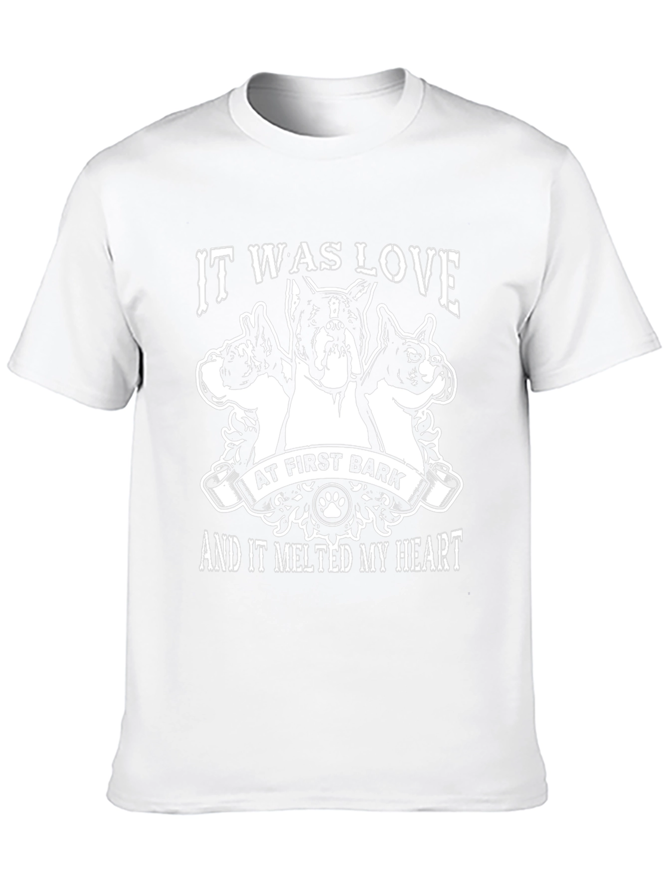 Dog Lover T-Shirt: It Was Love At First Bark