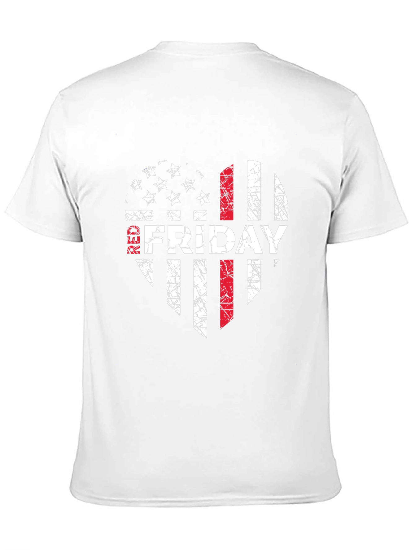 RED Friday Distressed Flag Graphic Tee