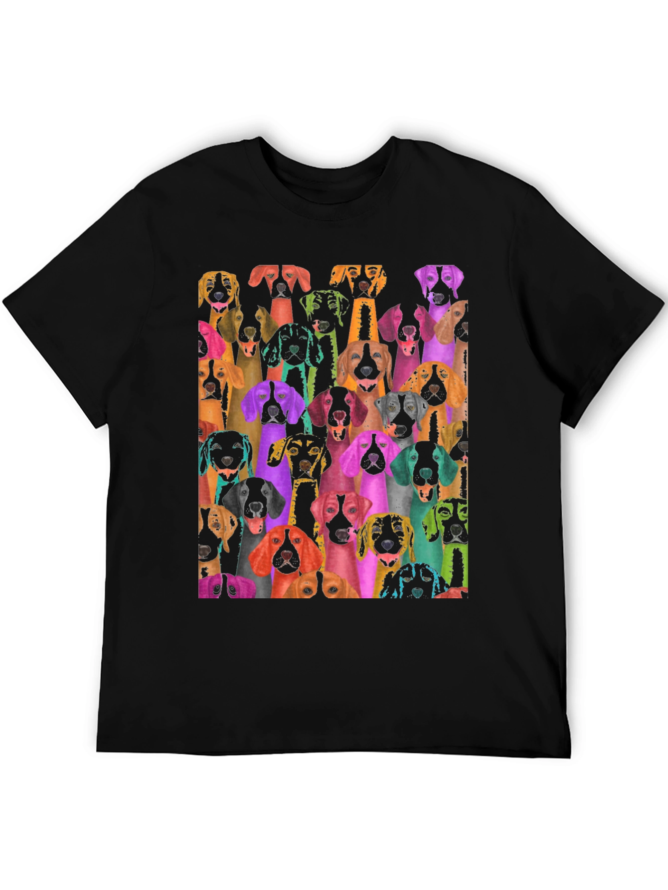 Dog Breed Collage Graphic T-Shirt