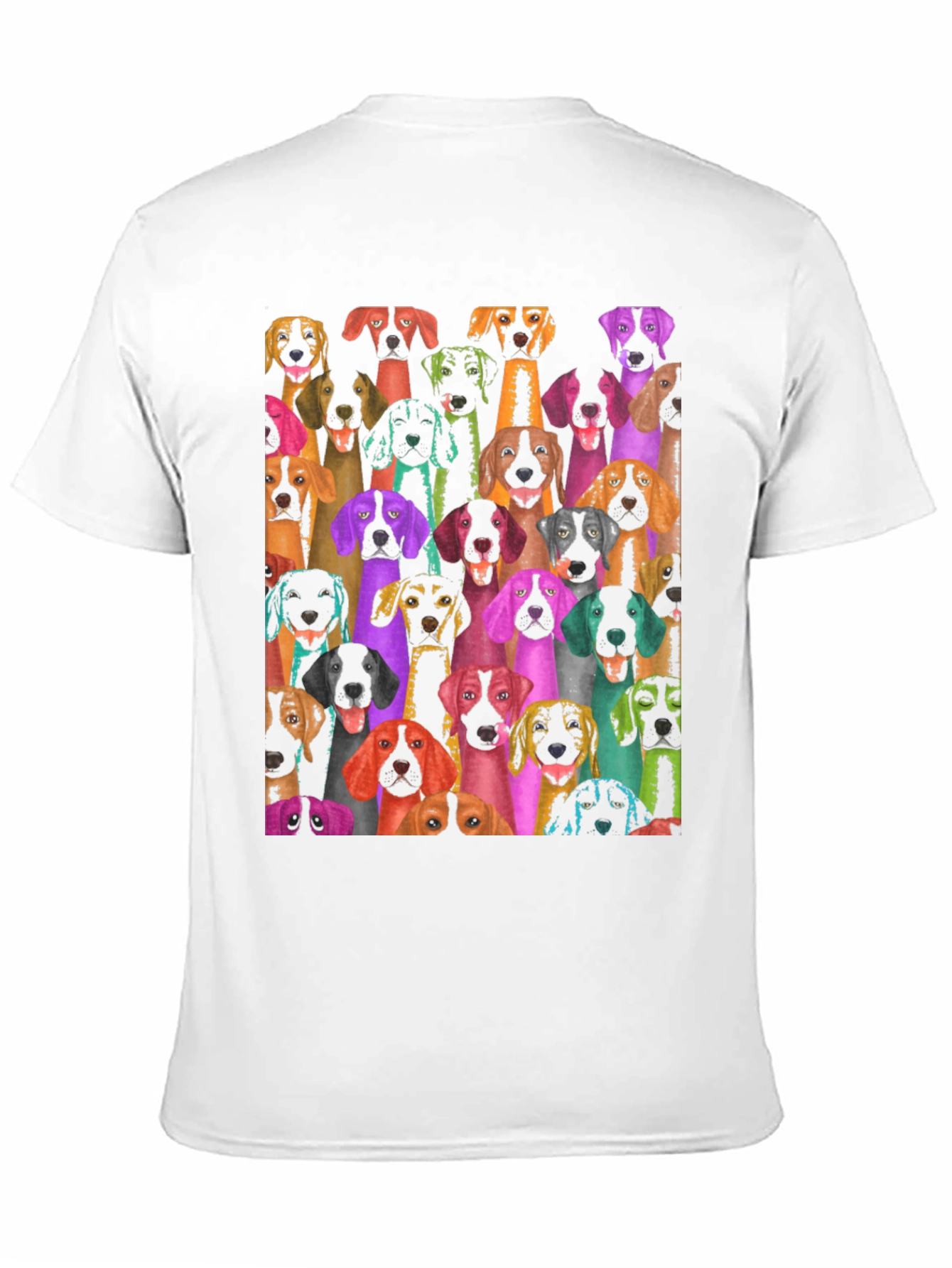 Dog Breed Collage Graphic T-Shirt