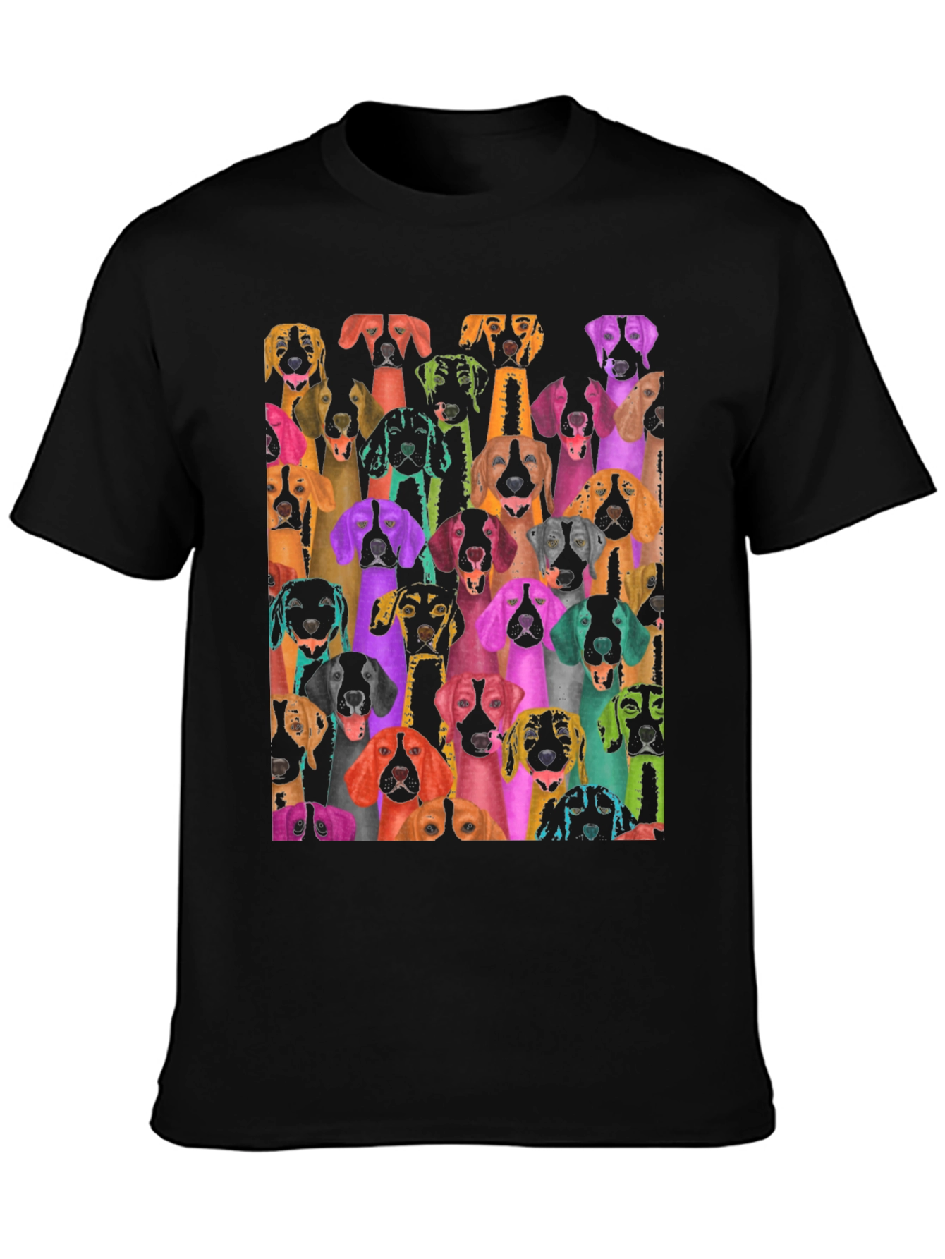 Dog Breed Collage Graphic T-Shirt