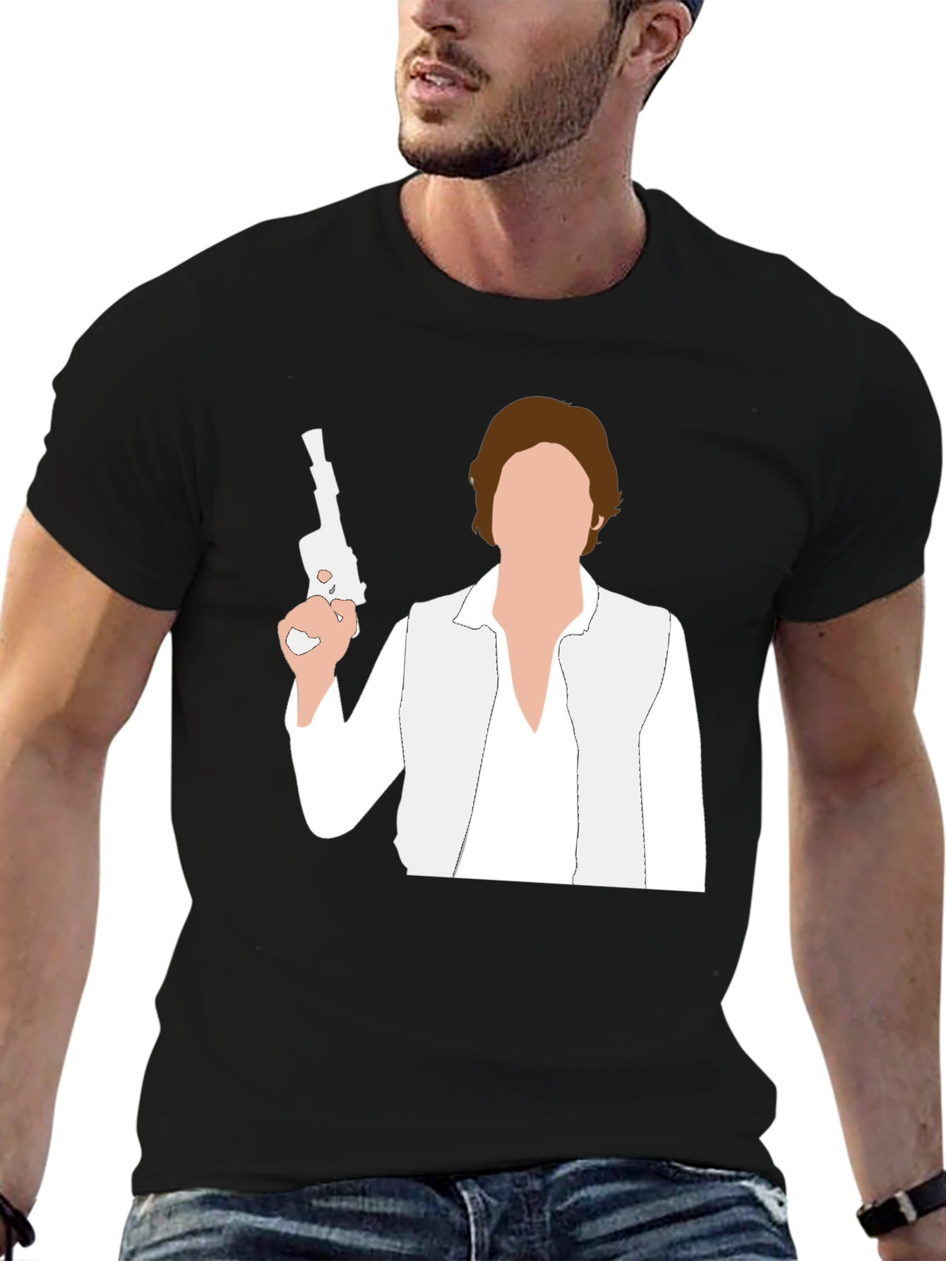 Han Solo Graphic T-Shirt - Black