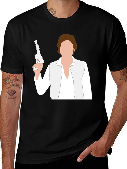 Han Solo Graphic T-Shirt - Black