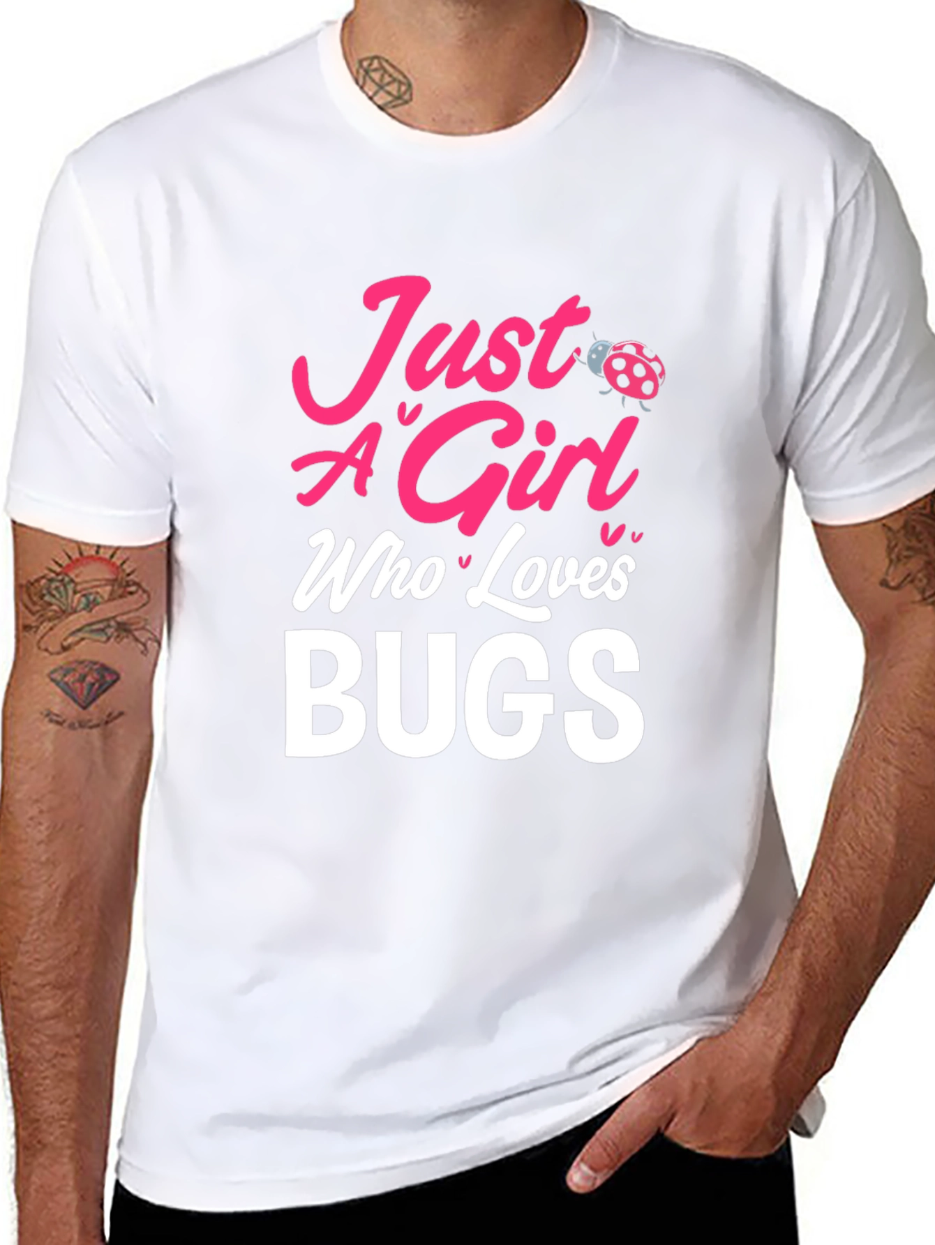 Just a Girl Who Loves Bugs T-Shirt