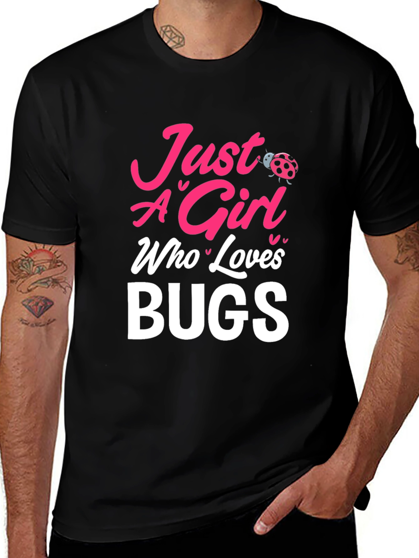 Just a Girl Who Loves Bugs T-Shirt