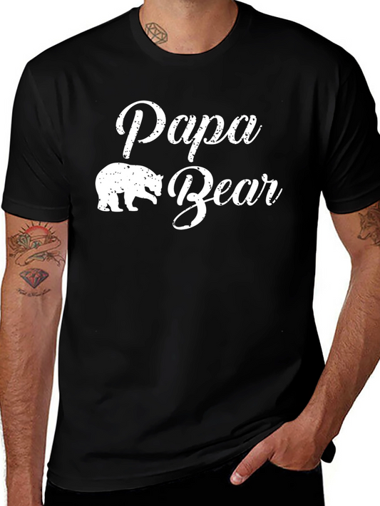 Papa Bear T-Shirt - Perfect Gift for Dad!