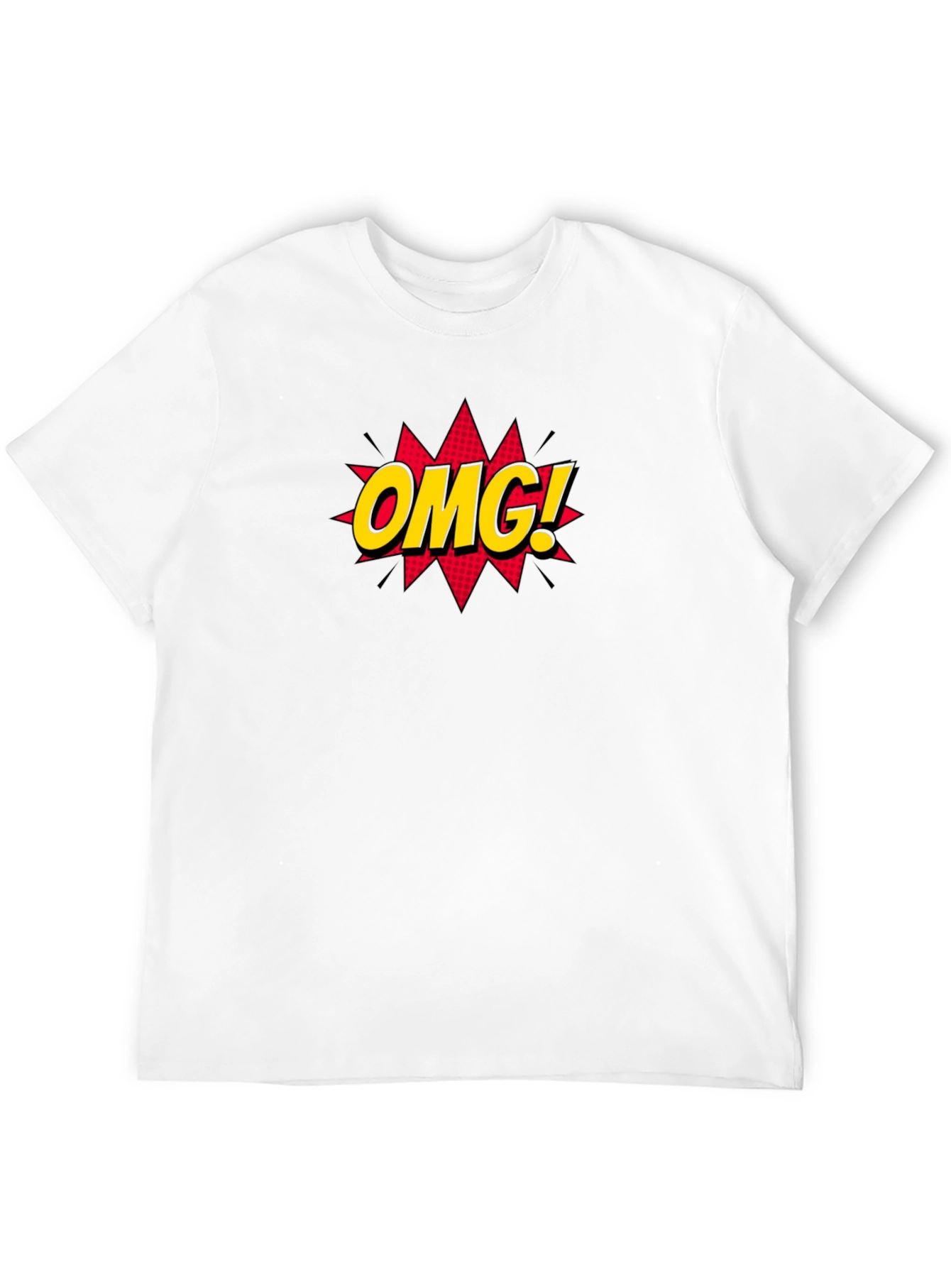 OMG! Graphic Tee - Stylish Black Cotton T-Shirt