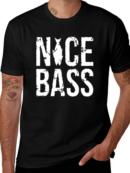 Nice Bass T-Shirt - Fishing Graphic Tee