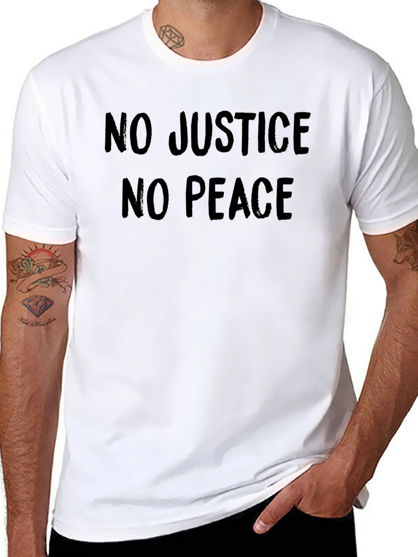 No Justice No Peace Graphic Tee