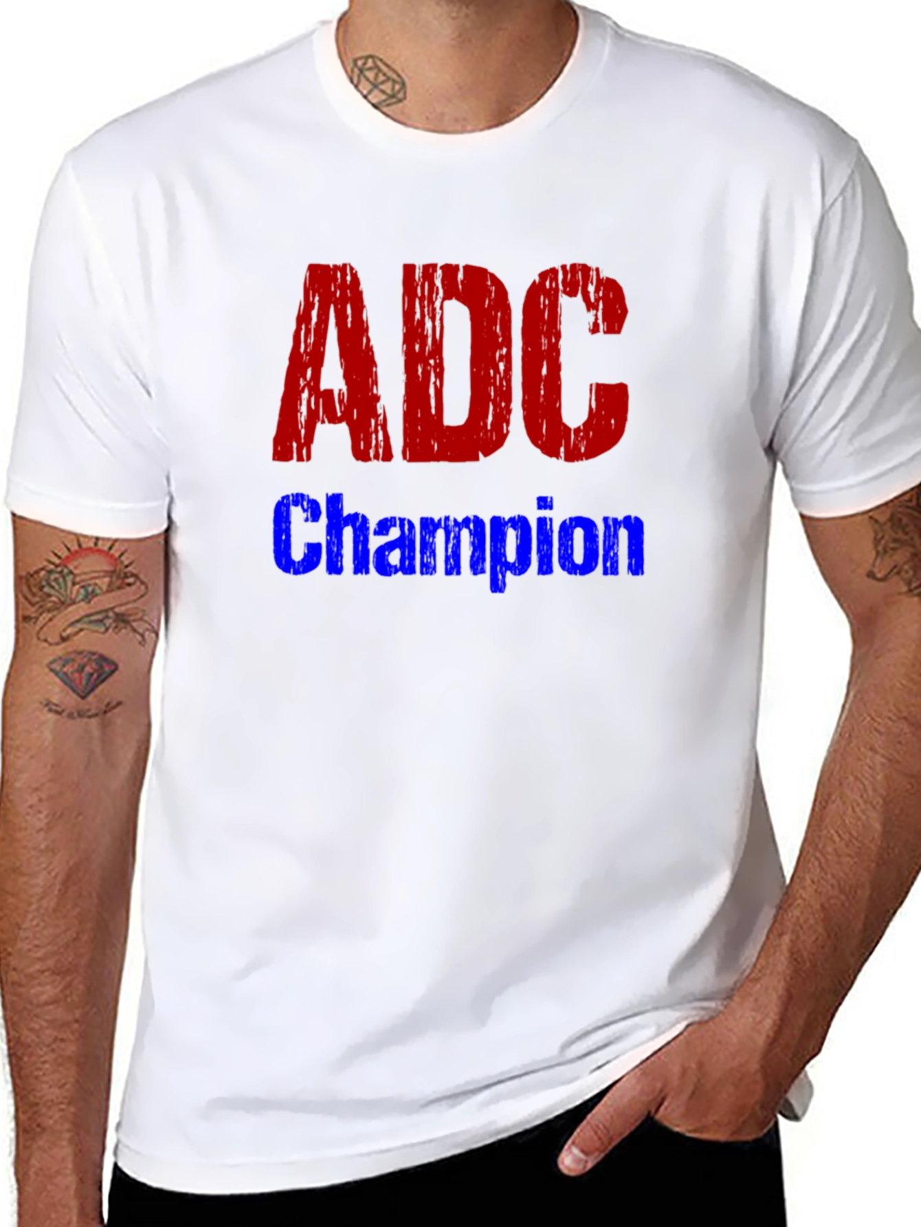 ADC Champion Graphic T-Shirt - Black