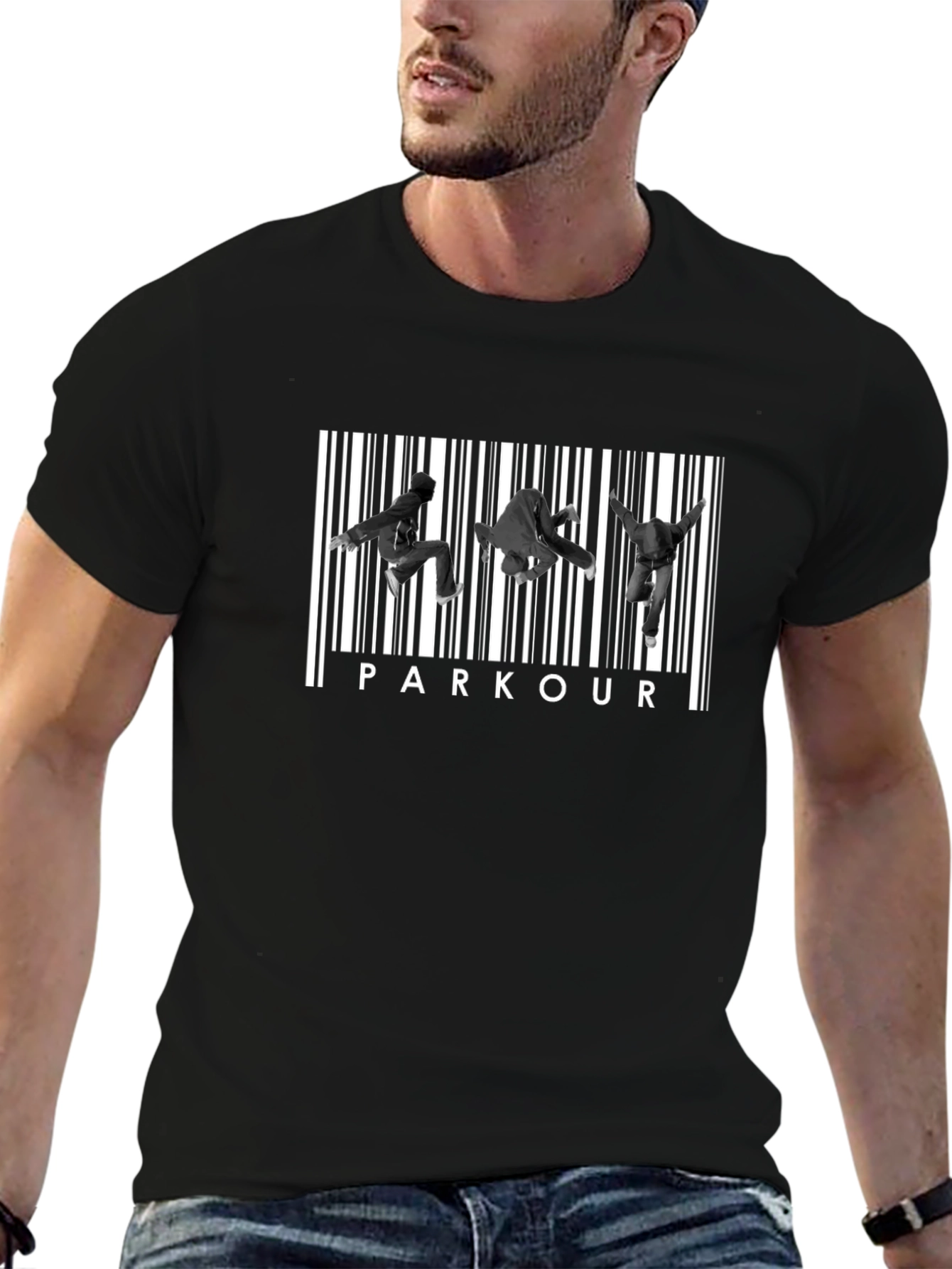 Parkour Barcode T-Shirt - Urban Athlete Tee