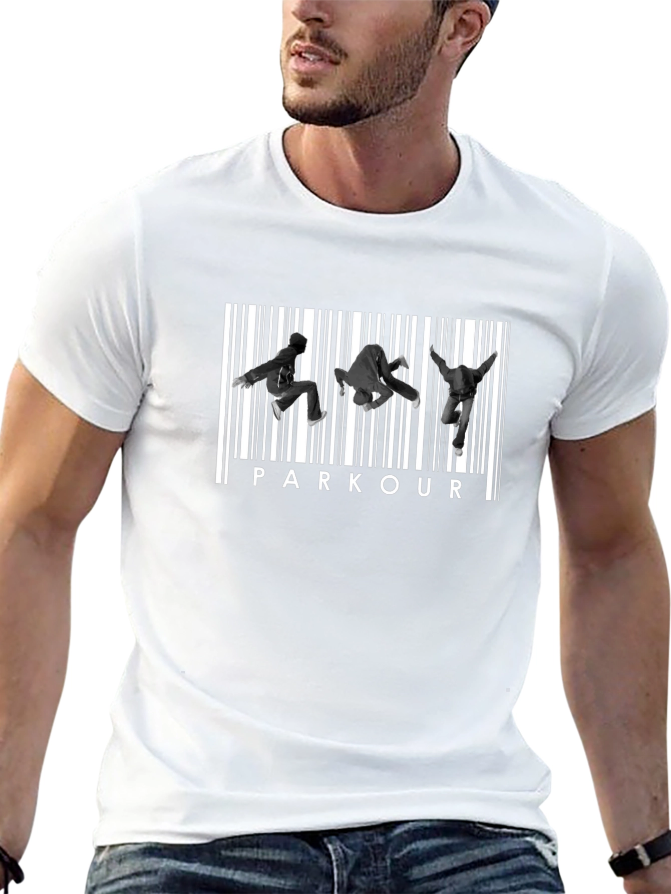 Parkour Barcode T-Shirt - Urban Athlete Tee