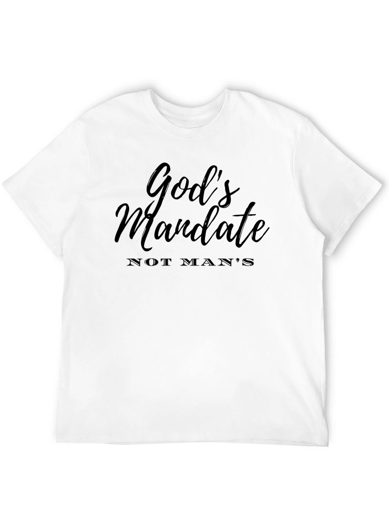 Gods Mandate T-Shirt - Christian Faith Apparel