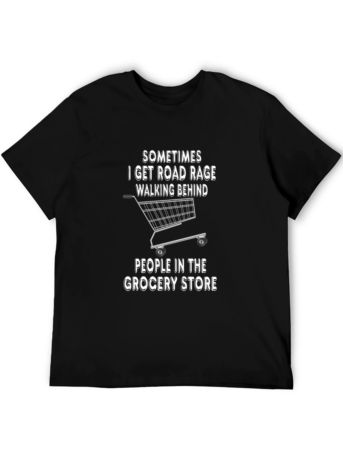 Road Rage Grocery Store Humor T-Shirt
