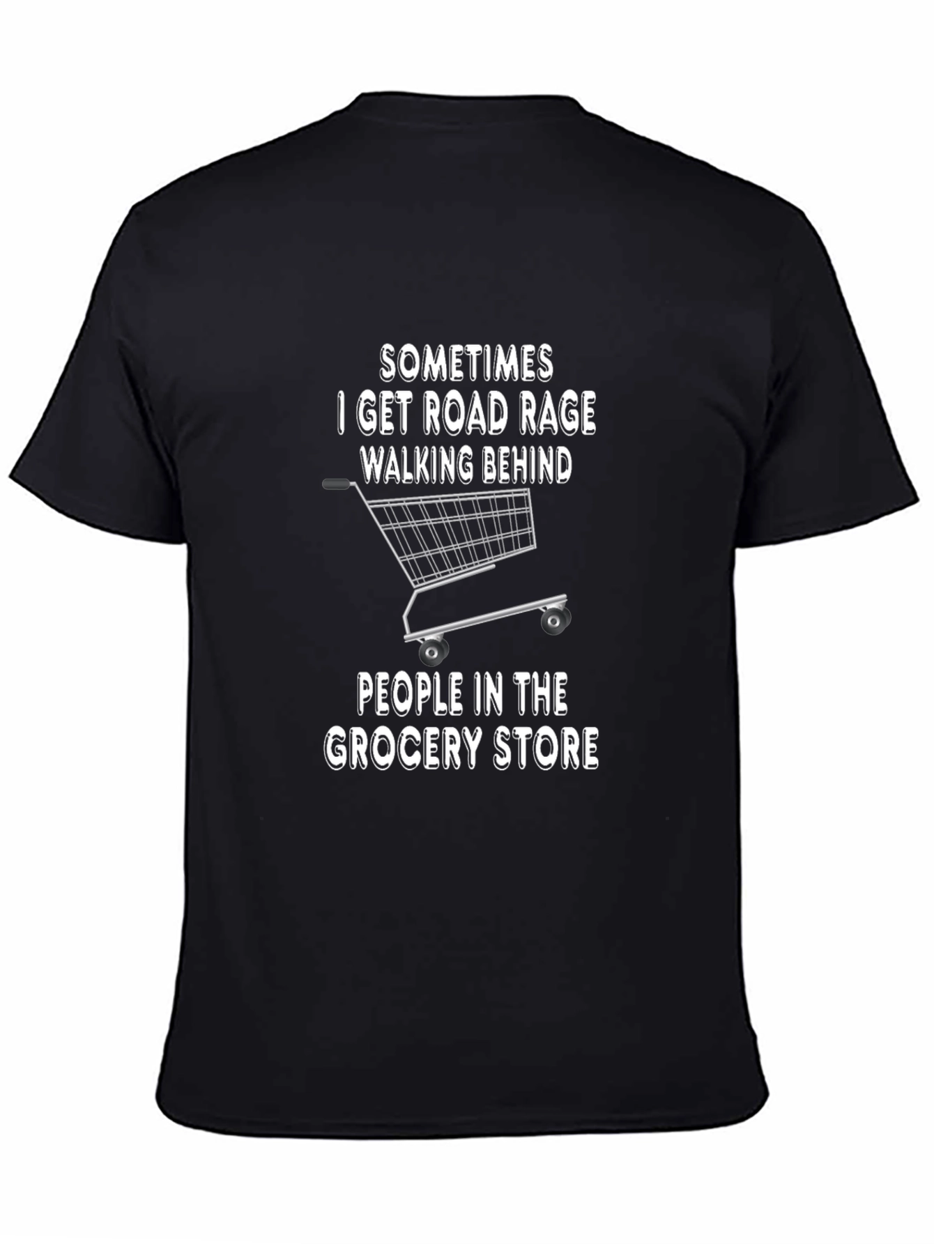 Road Rage Grocery Store Humor T-Shirt