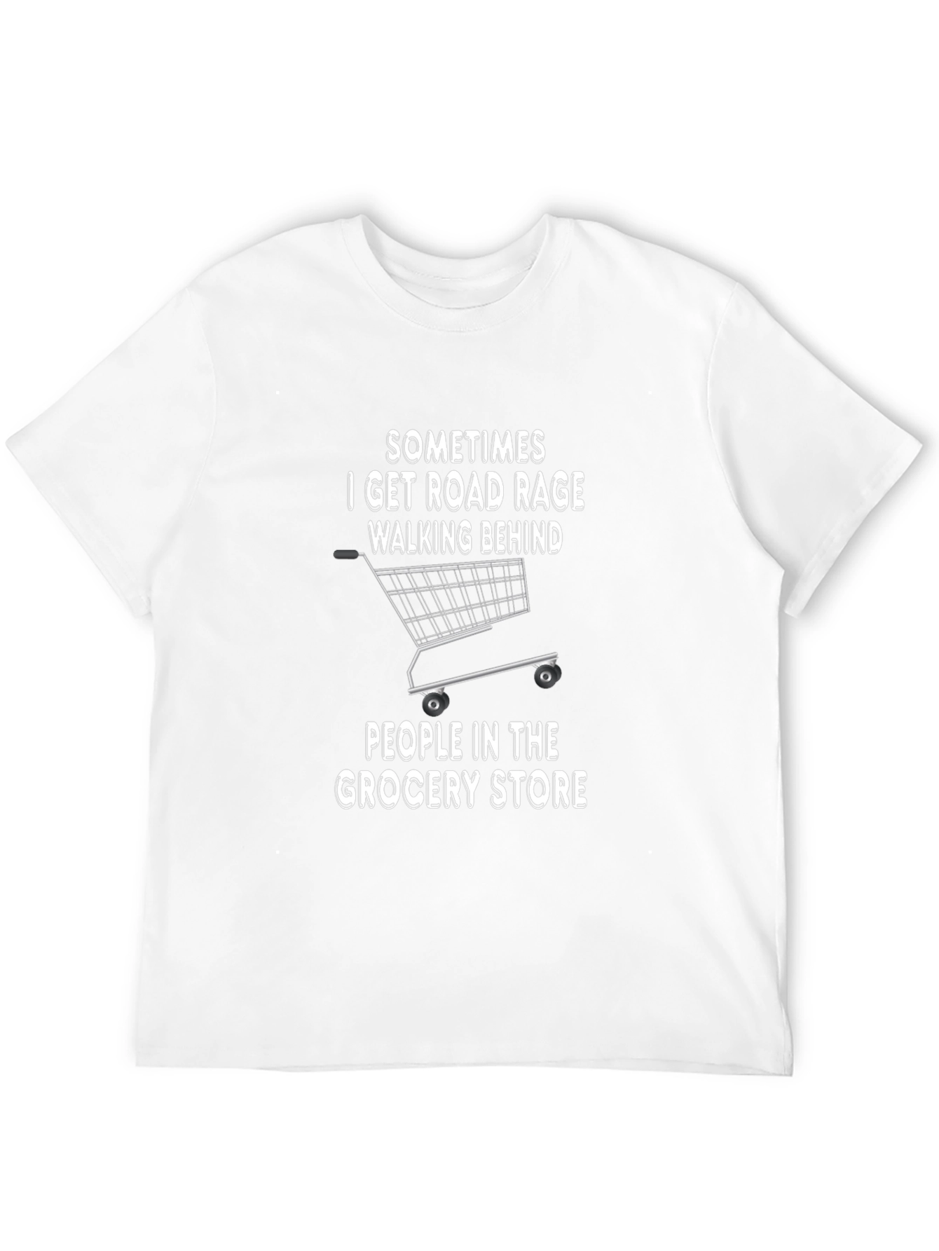Road Rage Grocery Store Humor T-Shirt
