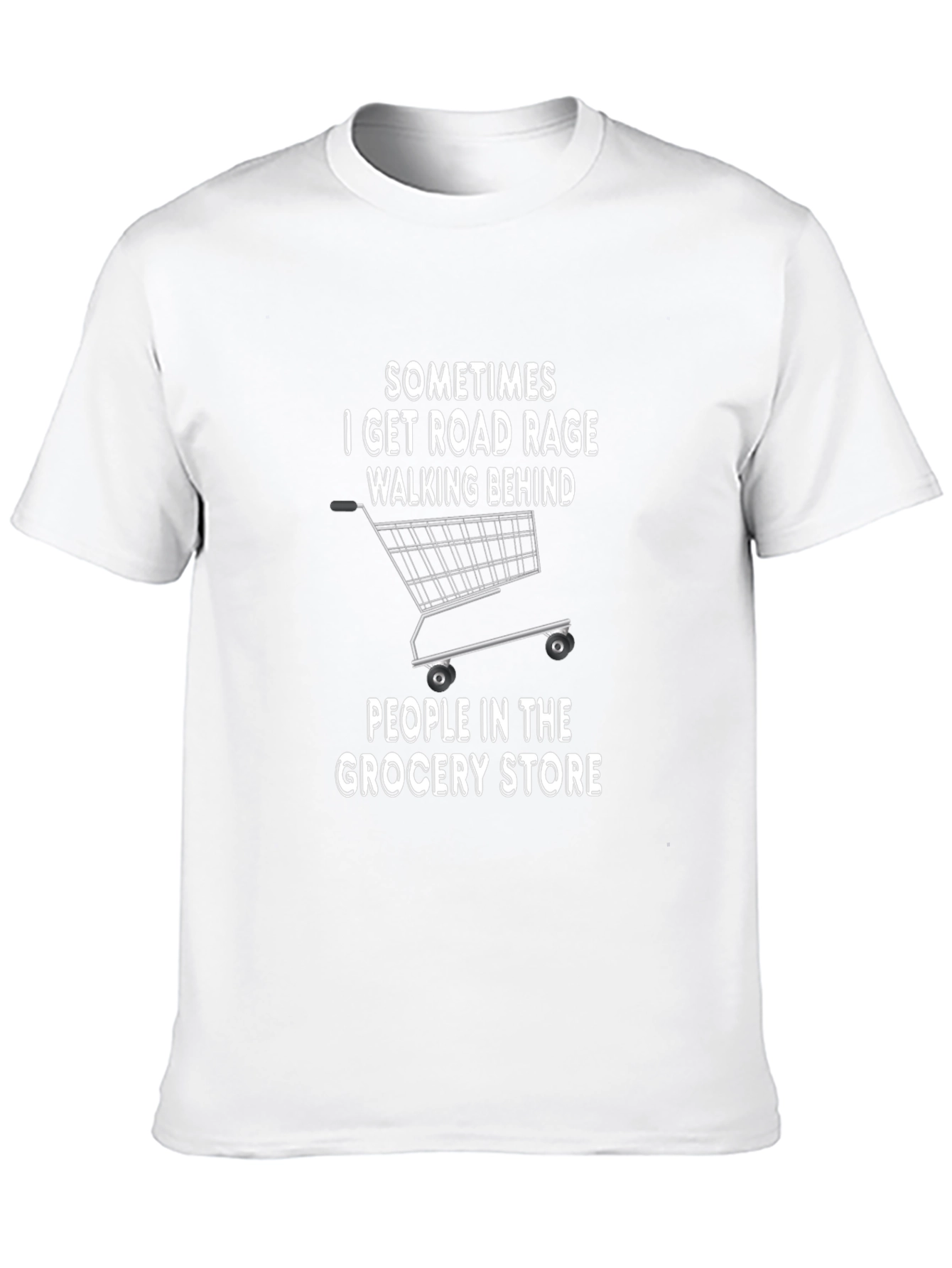 Road Rage Grocery Store Humor T-Shirt