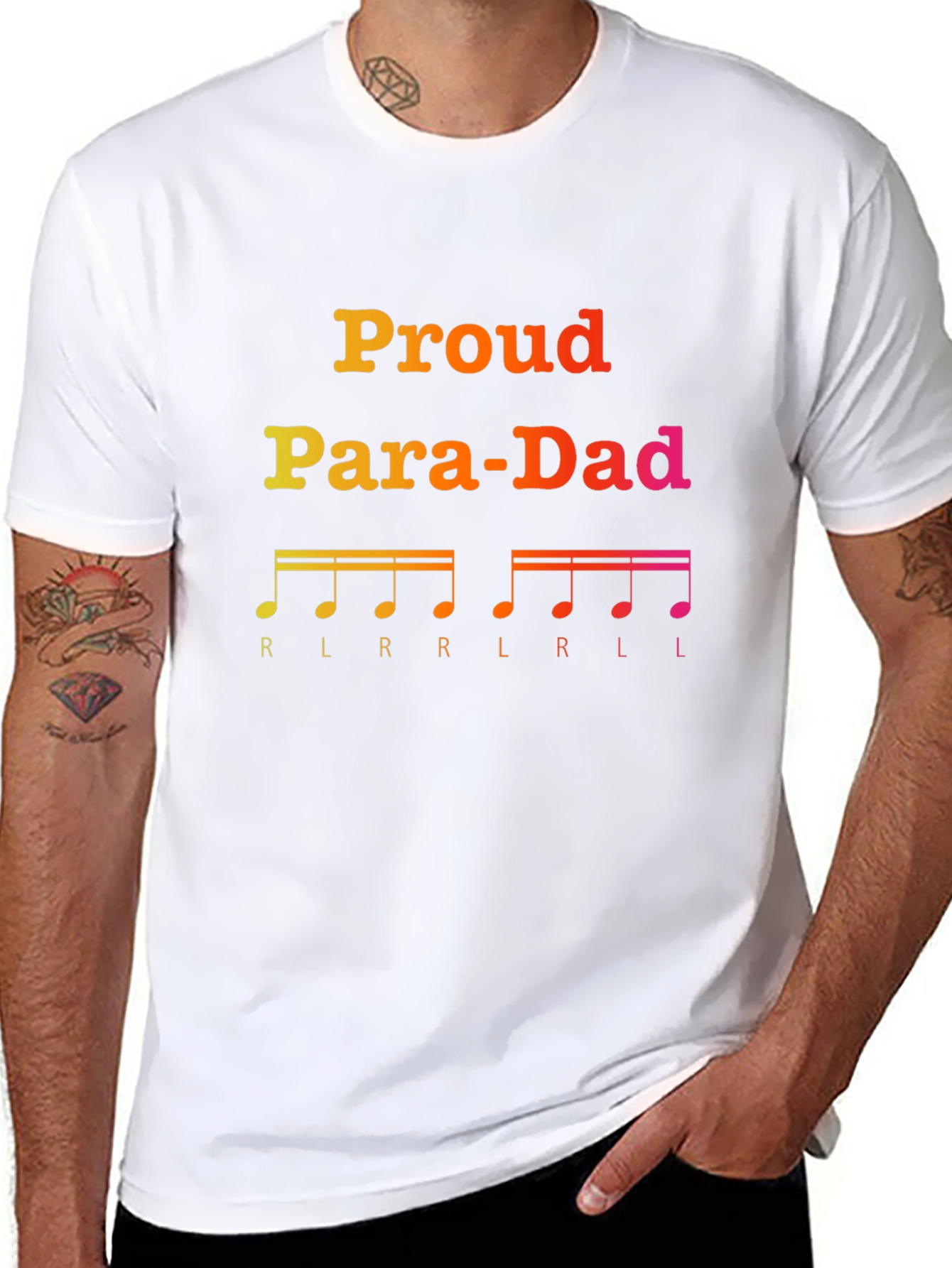 Proud Para-Dad T-Shirt - Music Dad Tee
