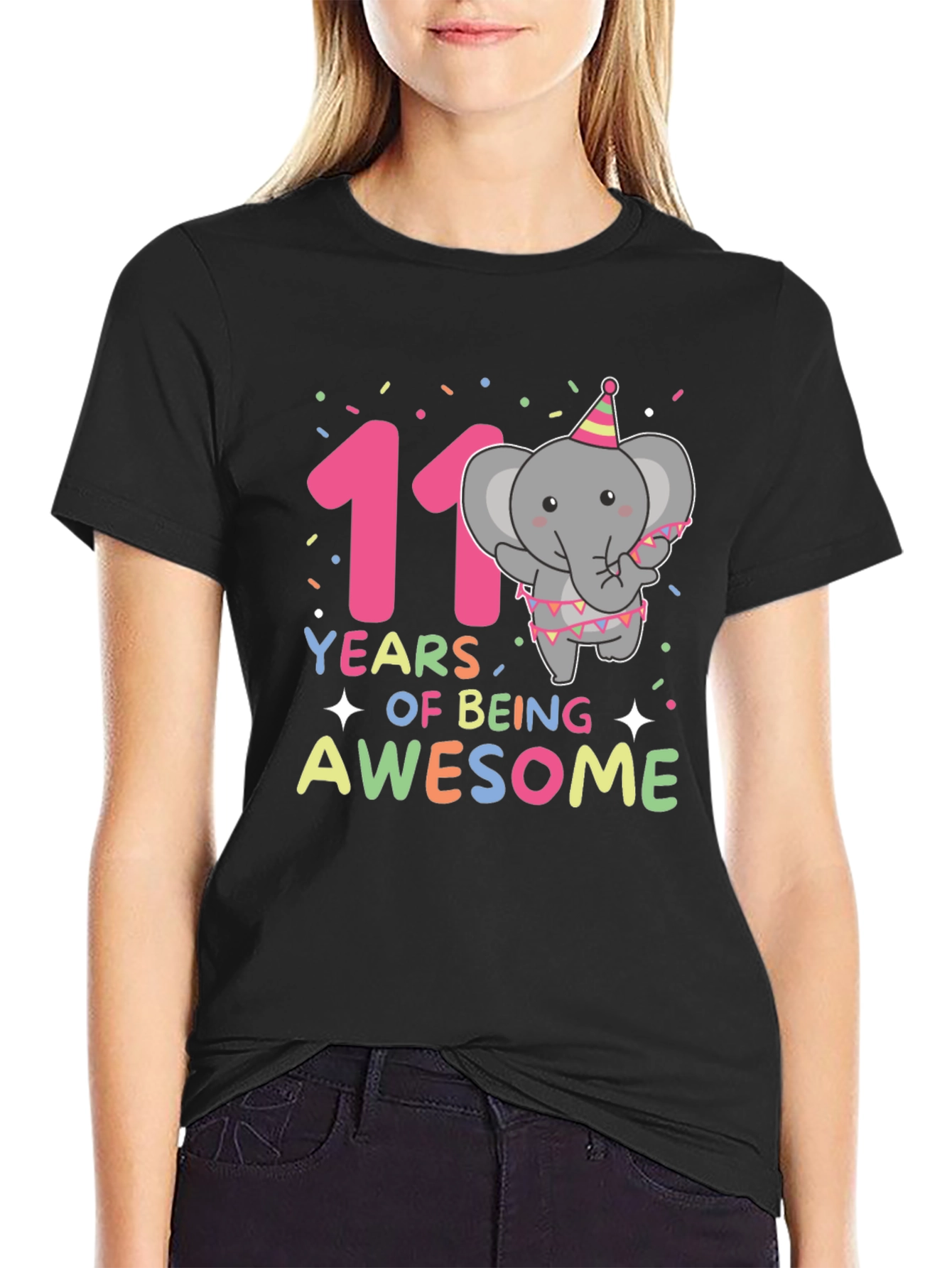 11th Birthday Elephant T-Shirt