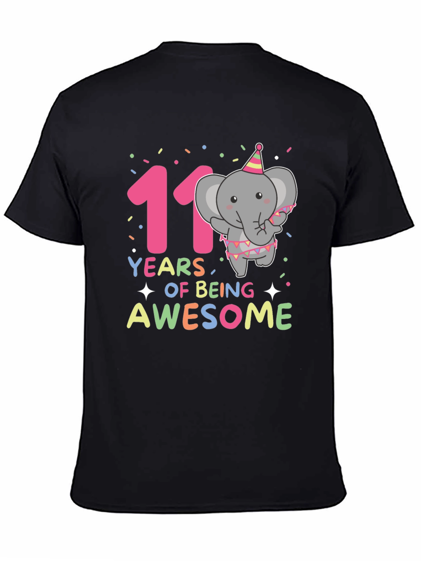 11th Birthday Elephant T-Shirt