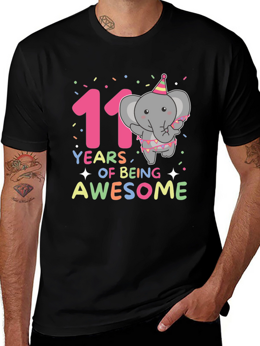 11th Birthday Elephant T-Shirt