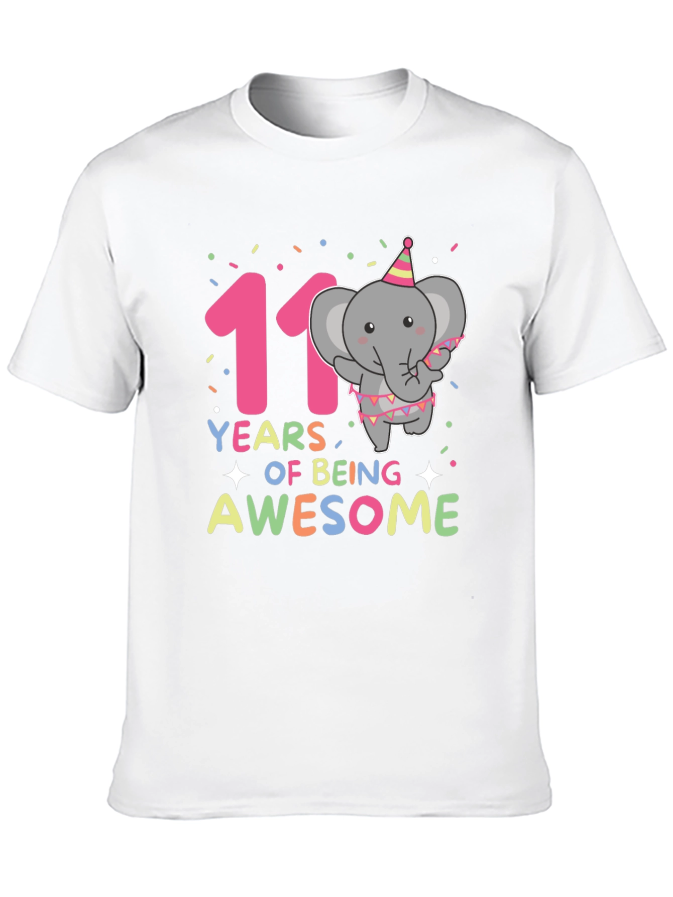 11th Birthday Elephant T-Shirt