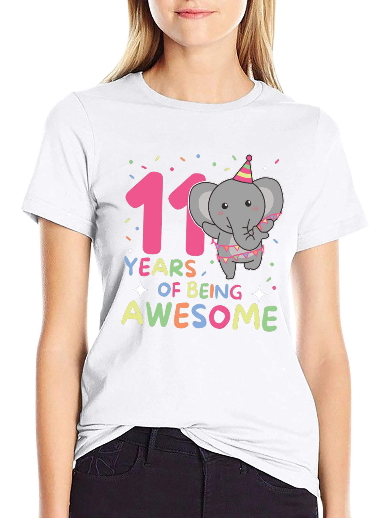 11th Birthday Elephant T-Shirt
