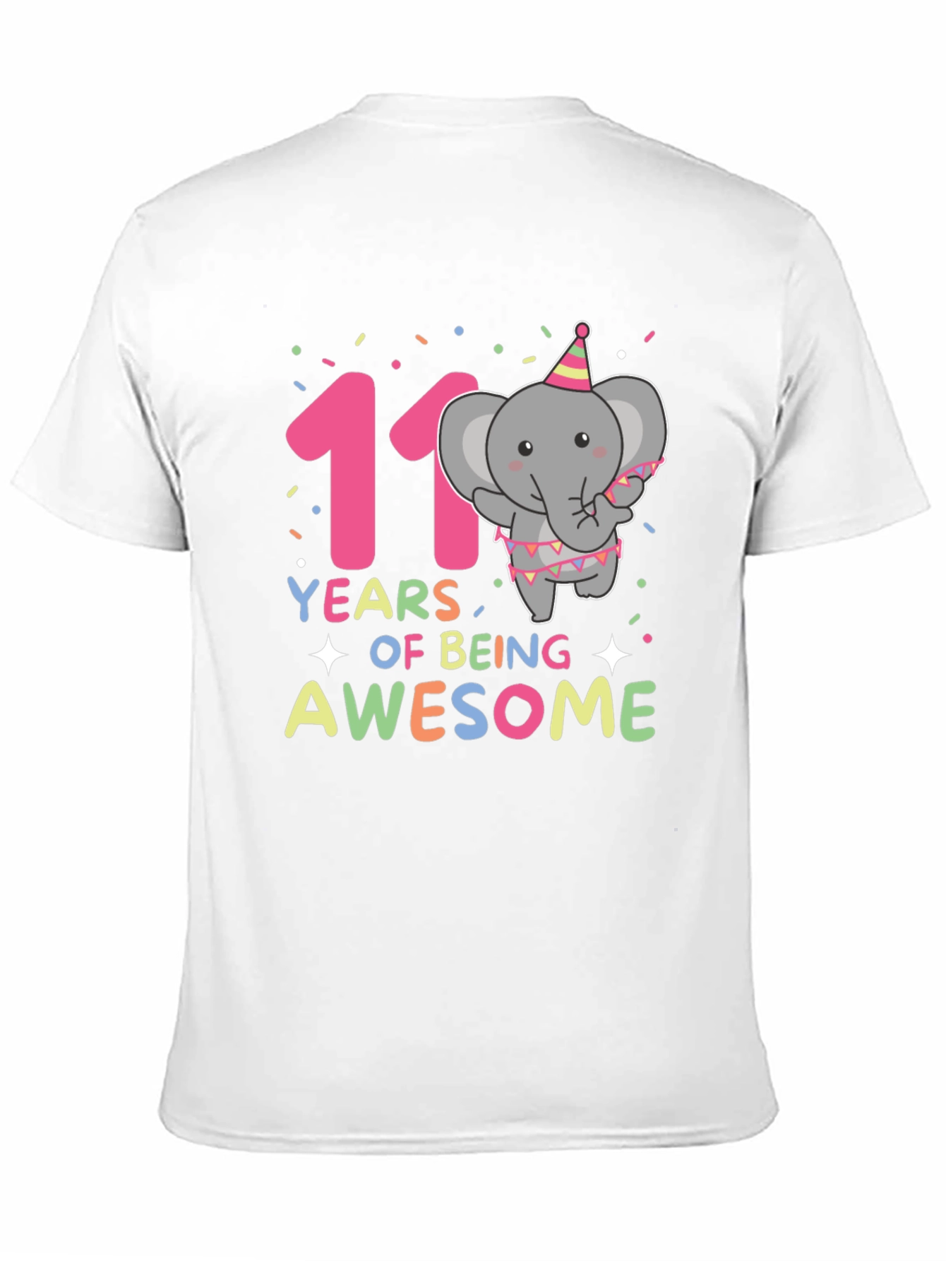 11th Birthday Elephant T-Shirt