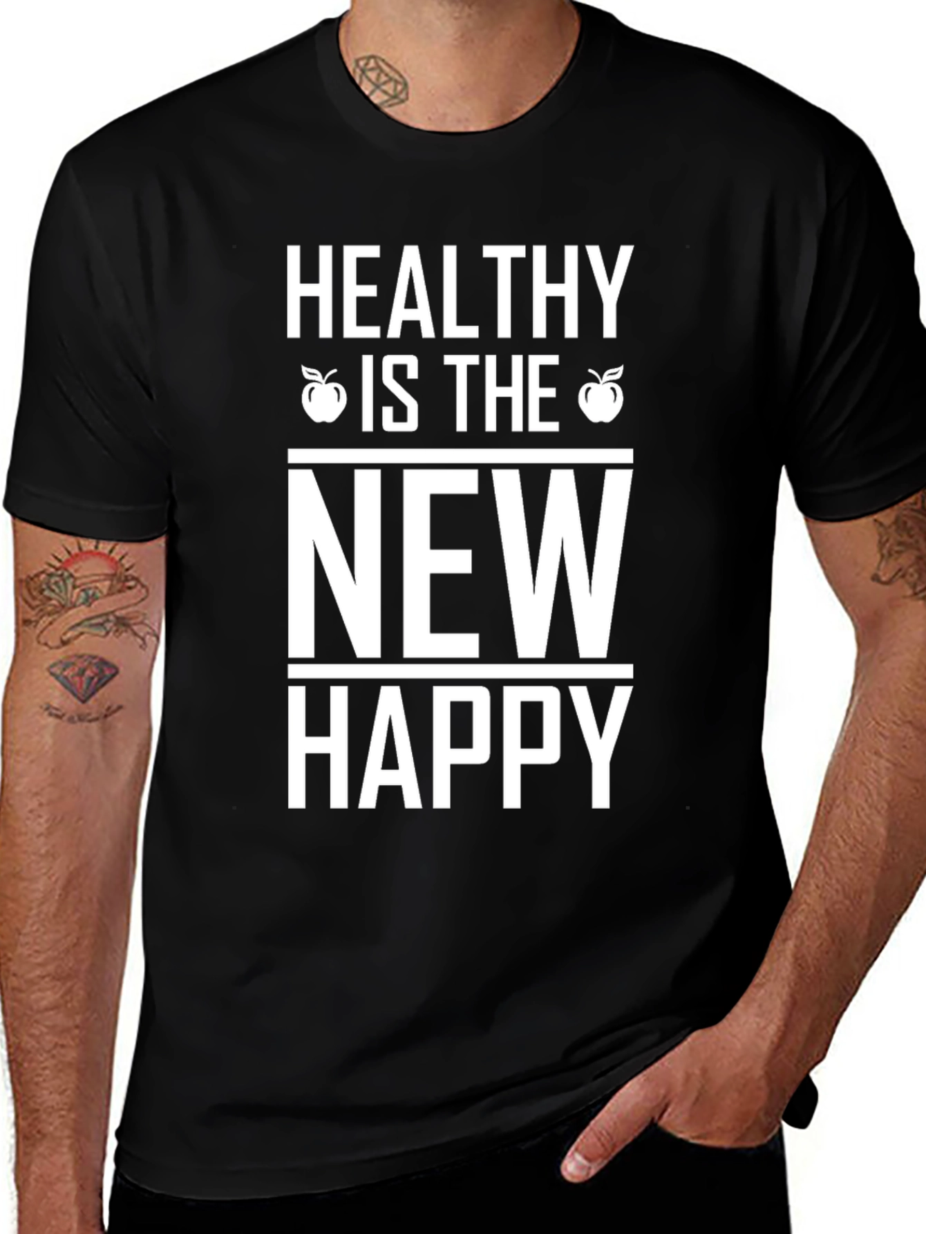 Healthy is the New Happy Graphic Tee