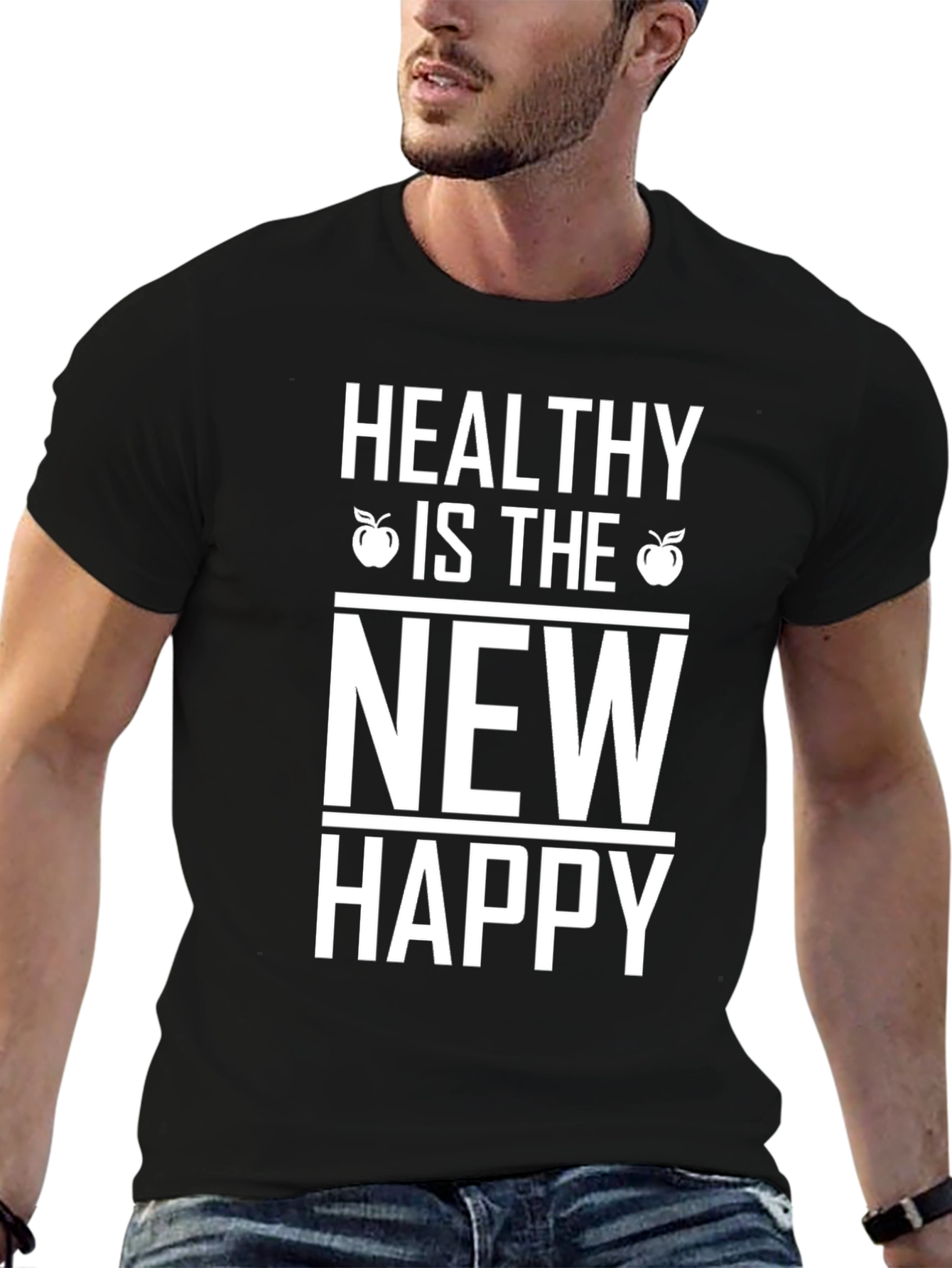 Healthy is the New Happy Graphic Tee